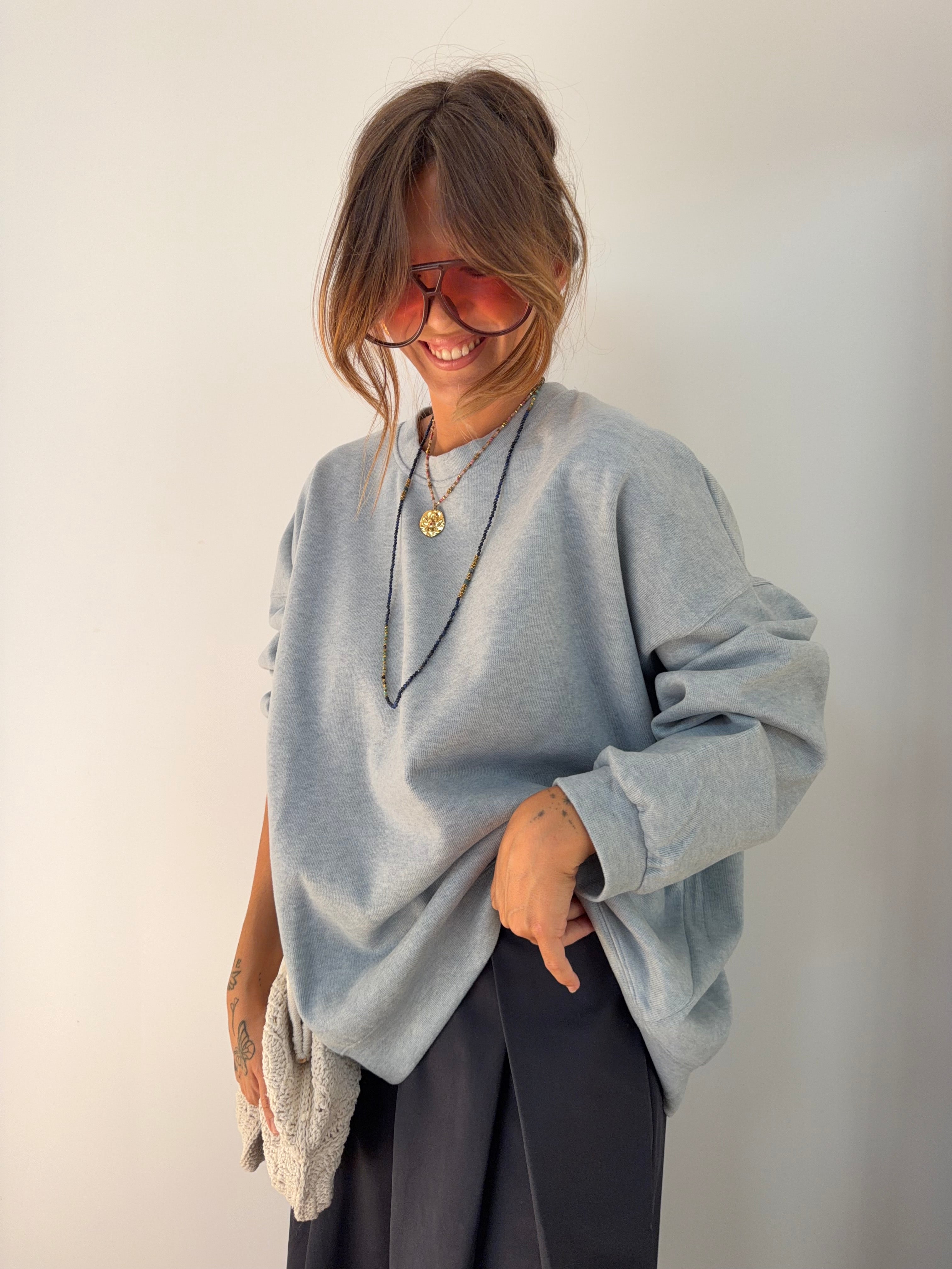Sweat Marlon - bleu ciel