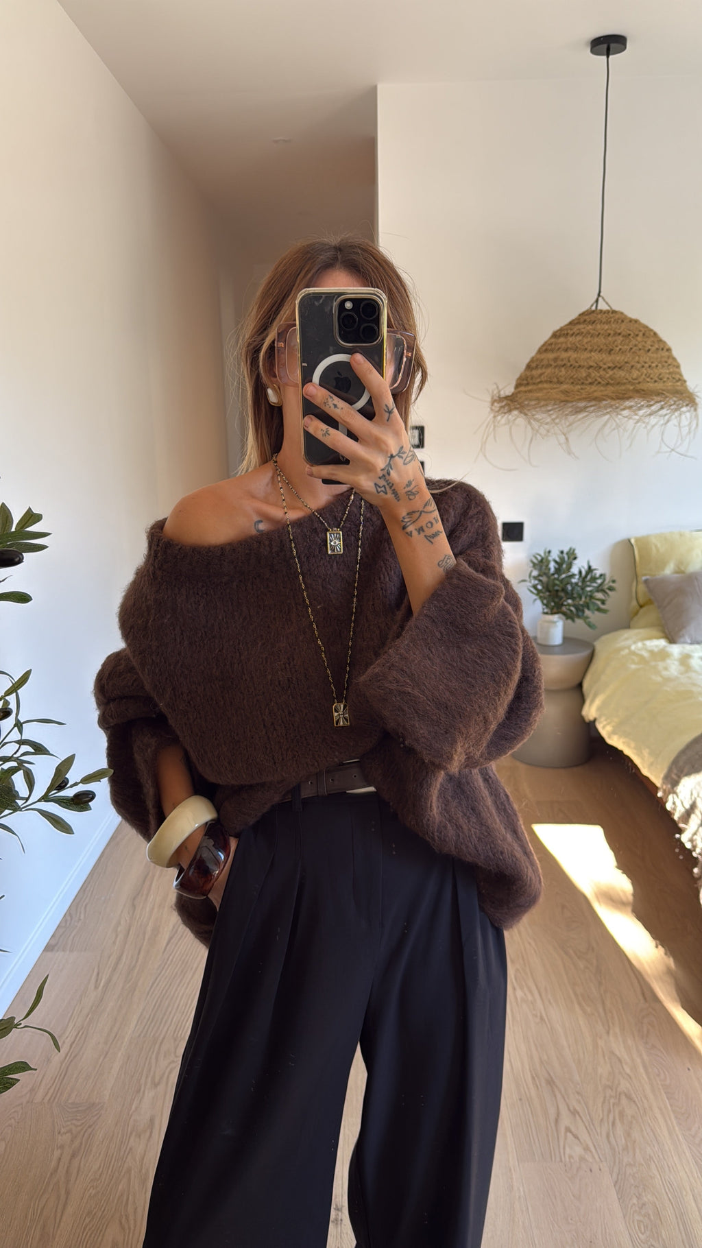 Pull Marlon - chocolat