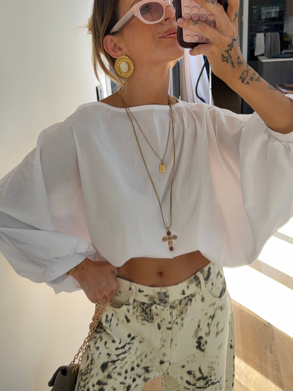 Blouse Elia - blanche
