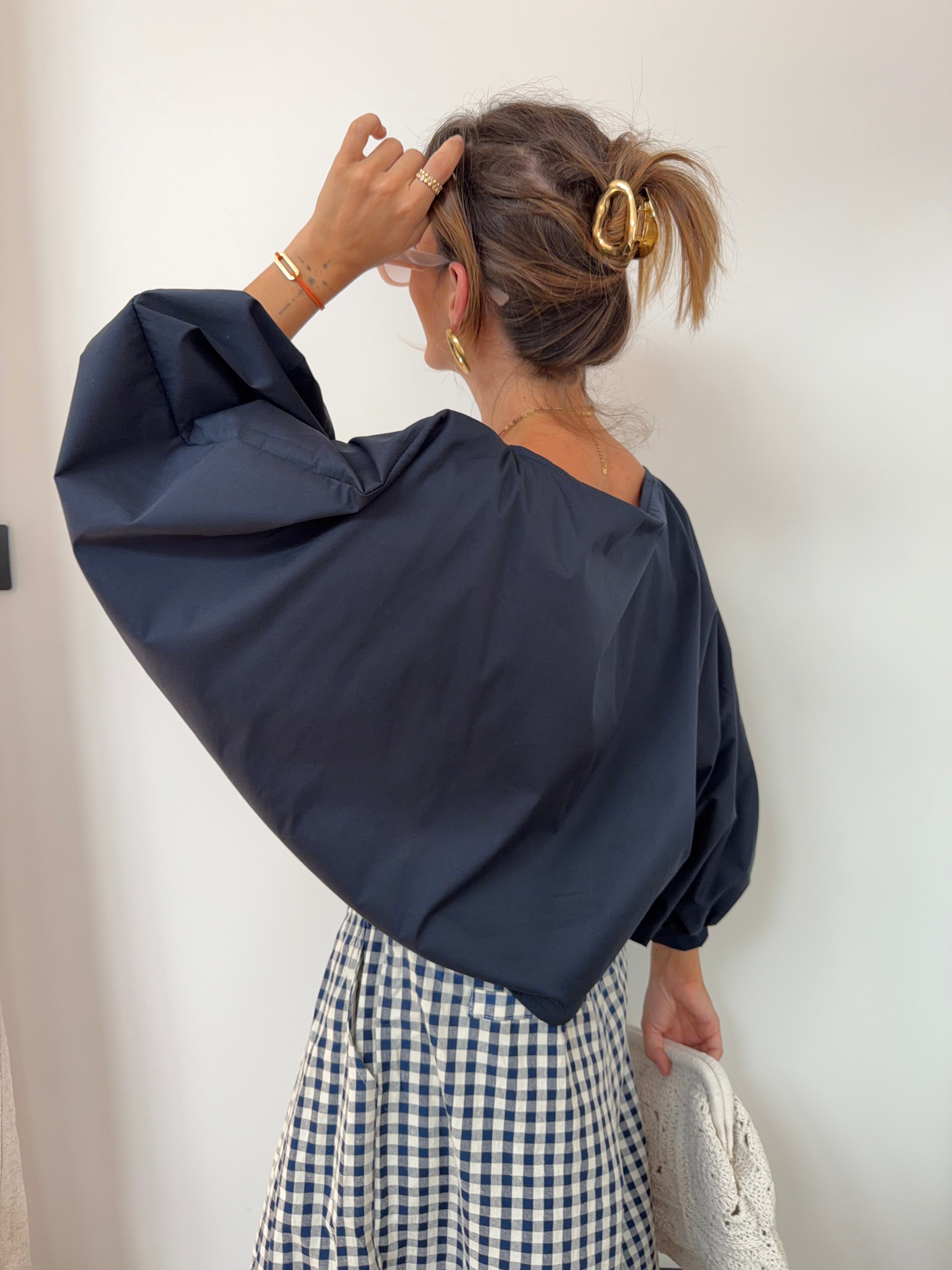 Blouse Elia - bleu marine