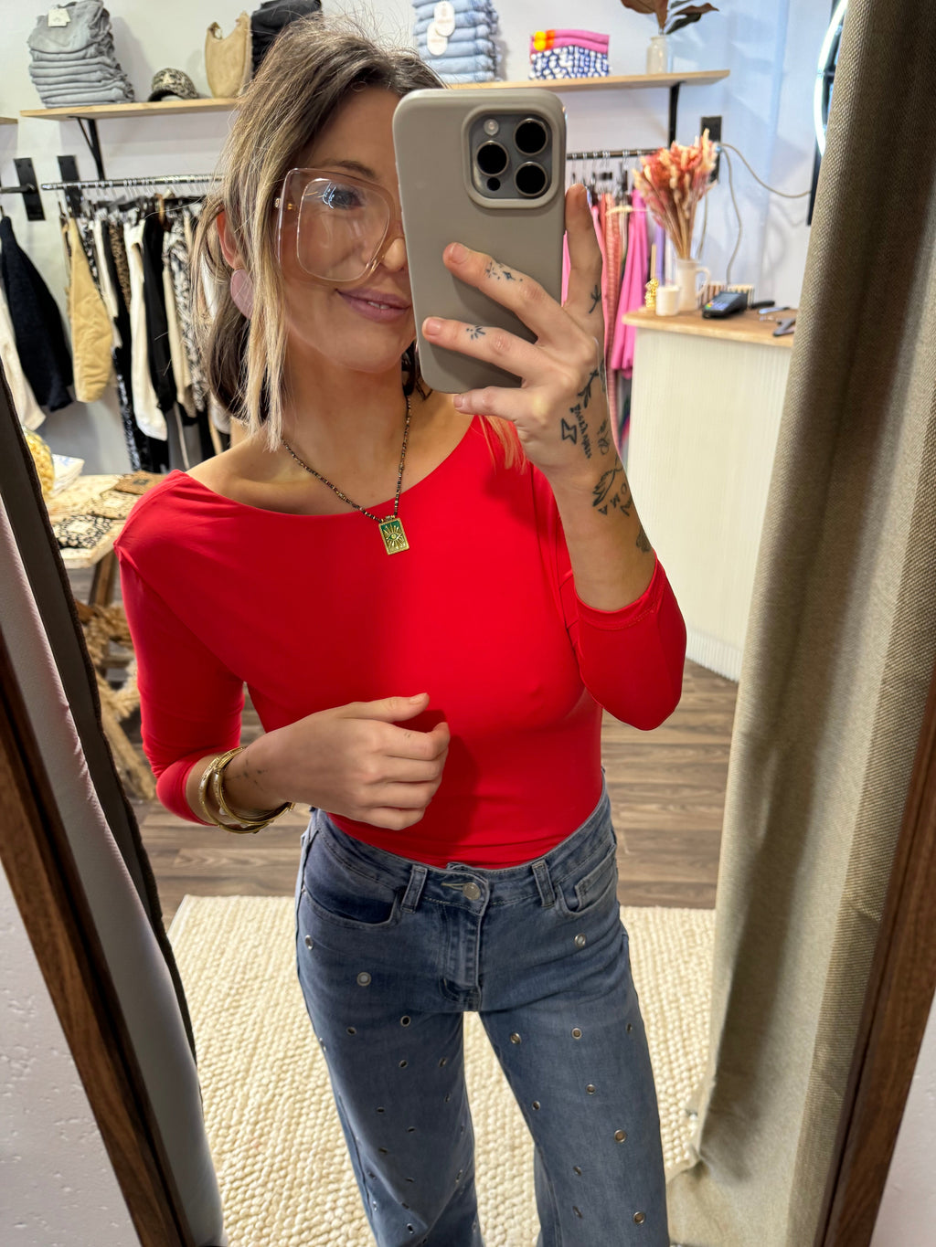 Body dos nu - rouge