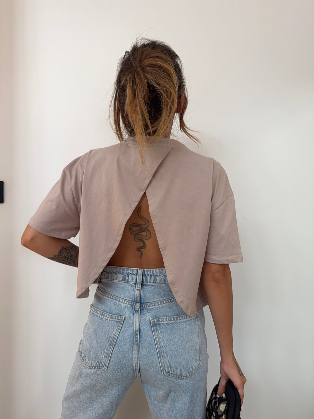 T-shirt Mia Lover's - taupe