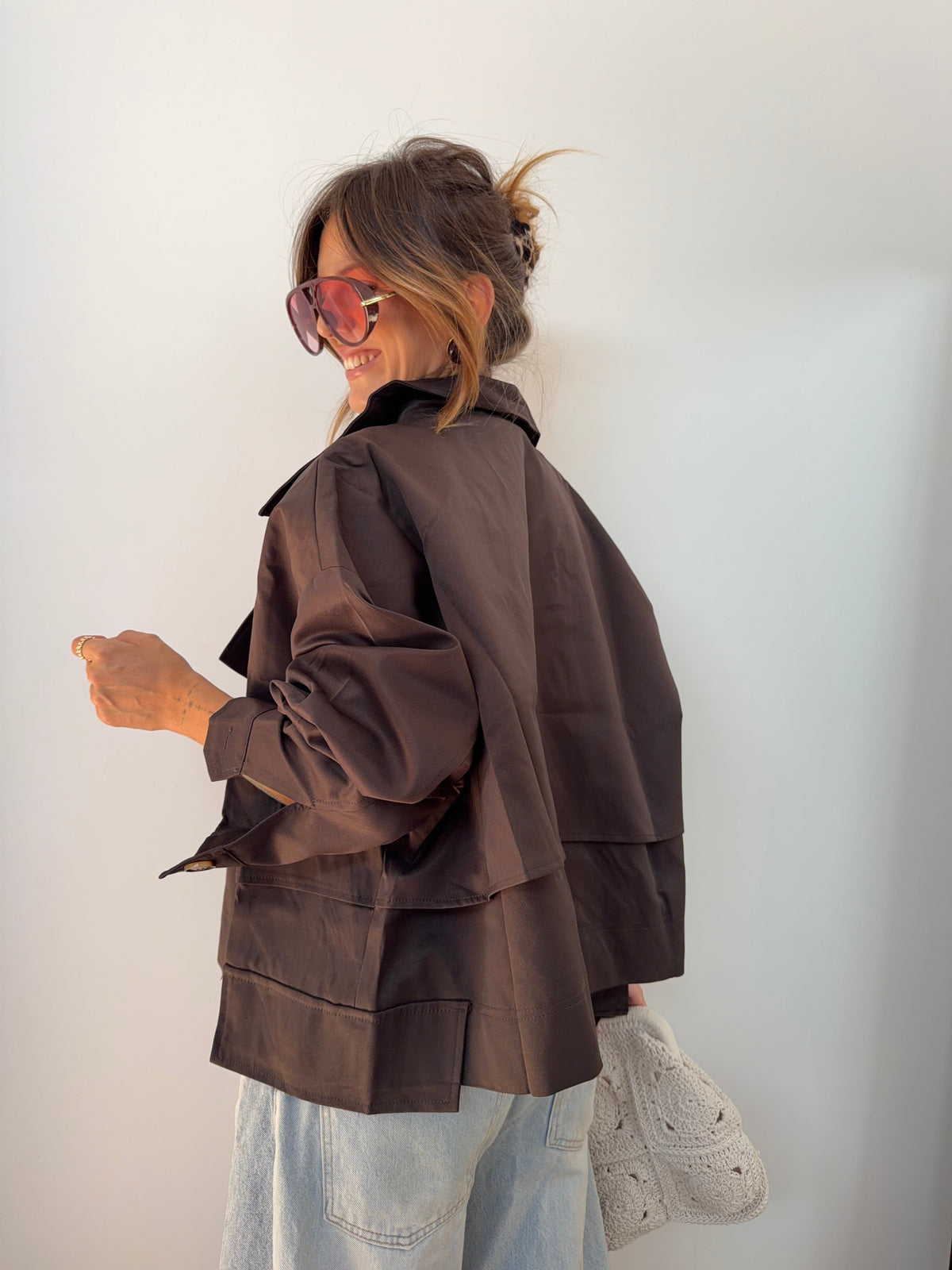 Trench Milan - chocolat