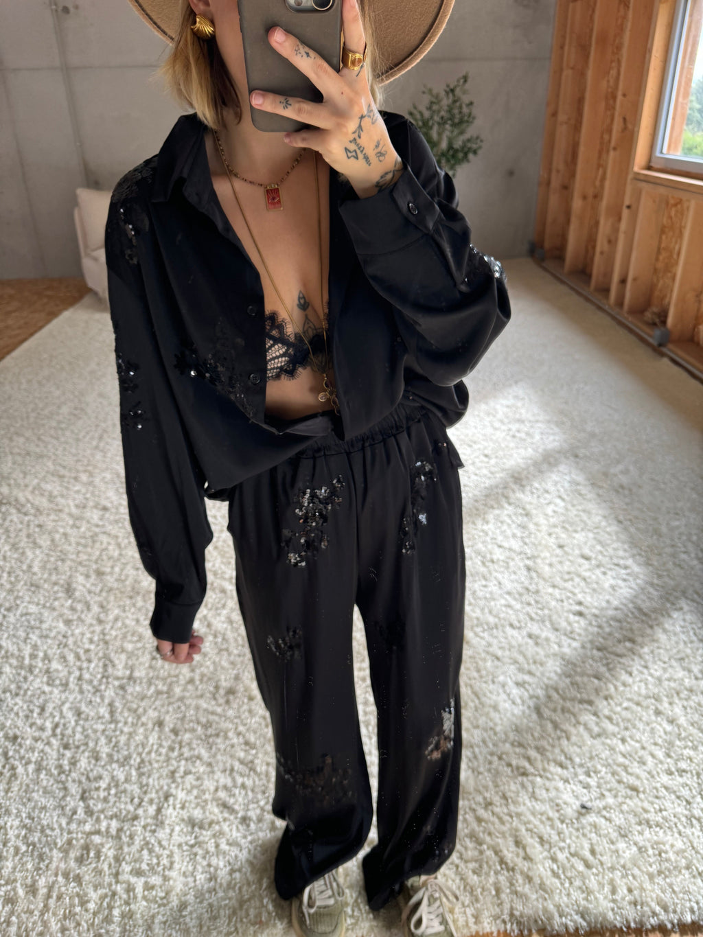 Chemise Agathe - noir