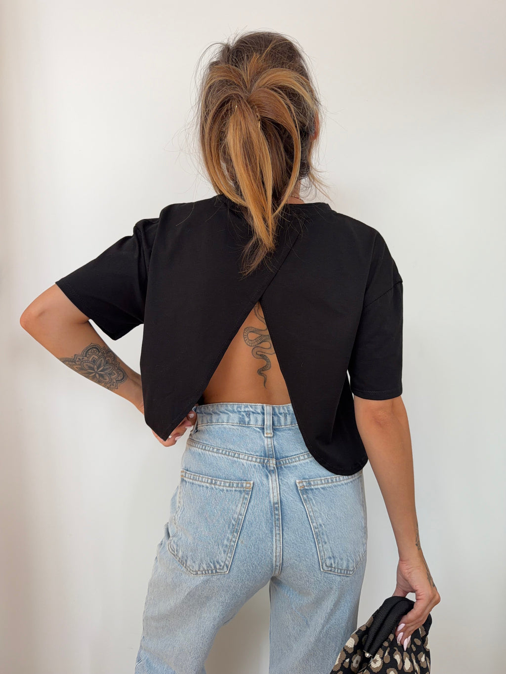 T-shirt Mia Lover's - noir