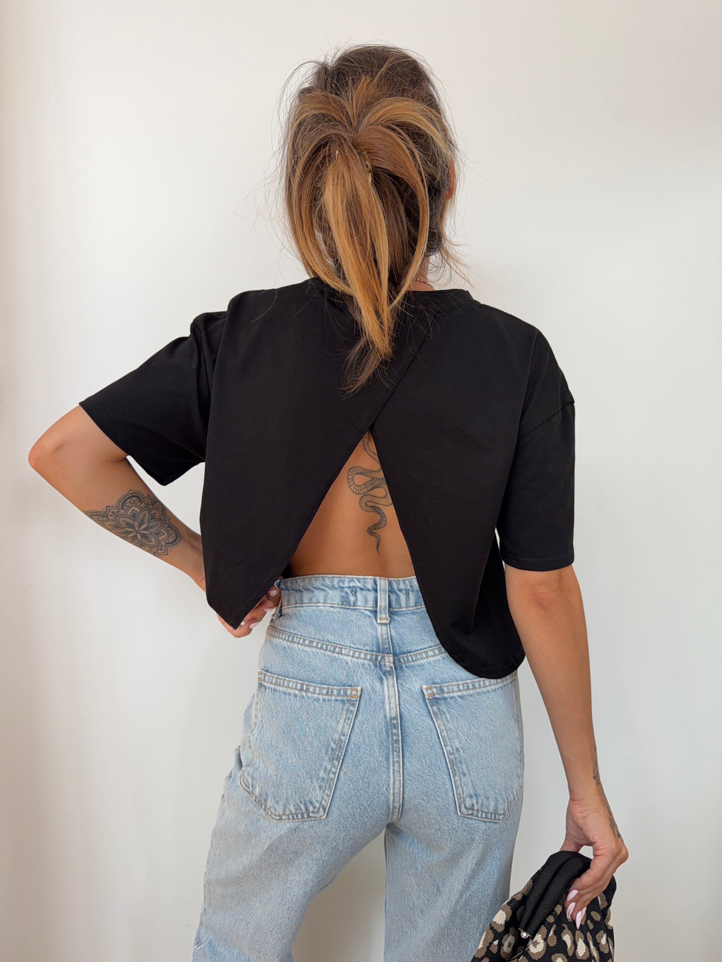 T-shirt Mia Lover's - noir