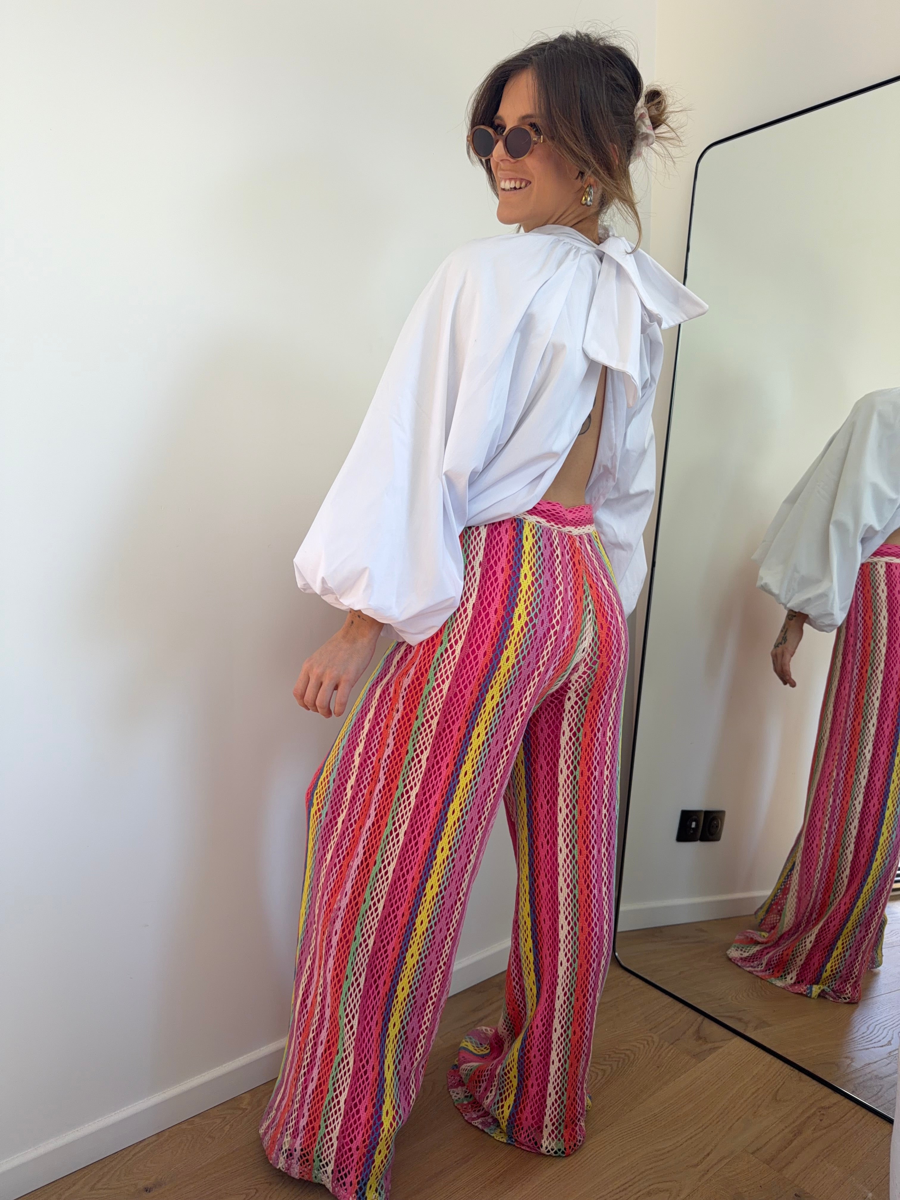 Pantalon crochet - color 🇫🇷