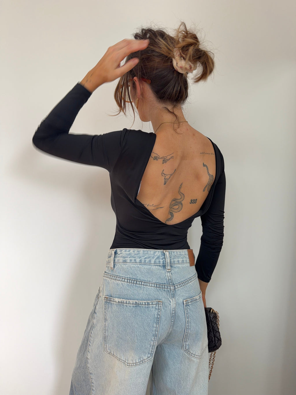 Body manches longues - noir