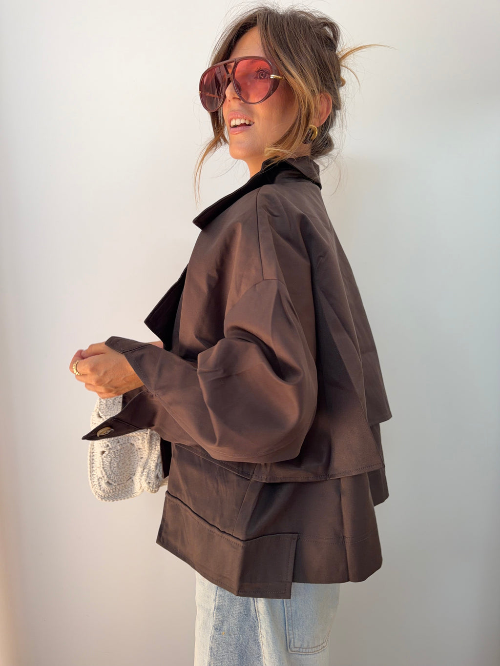Trench Milan - chocolat