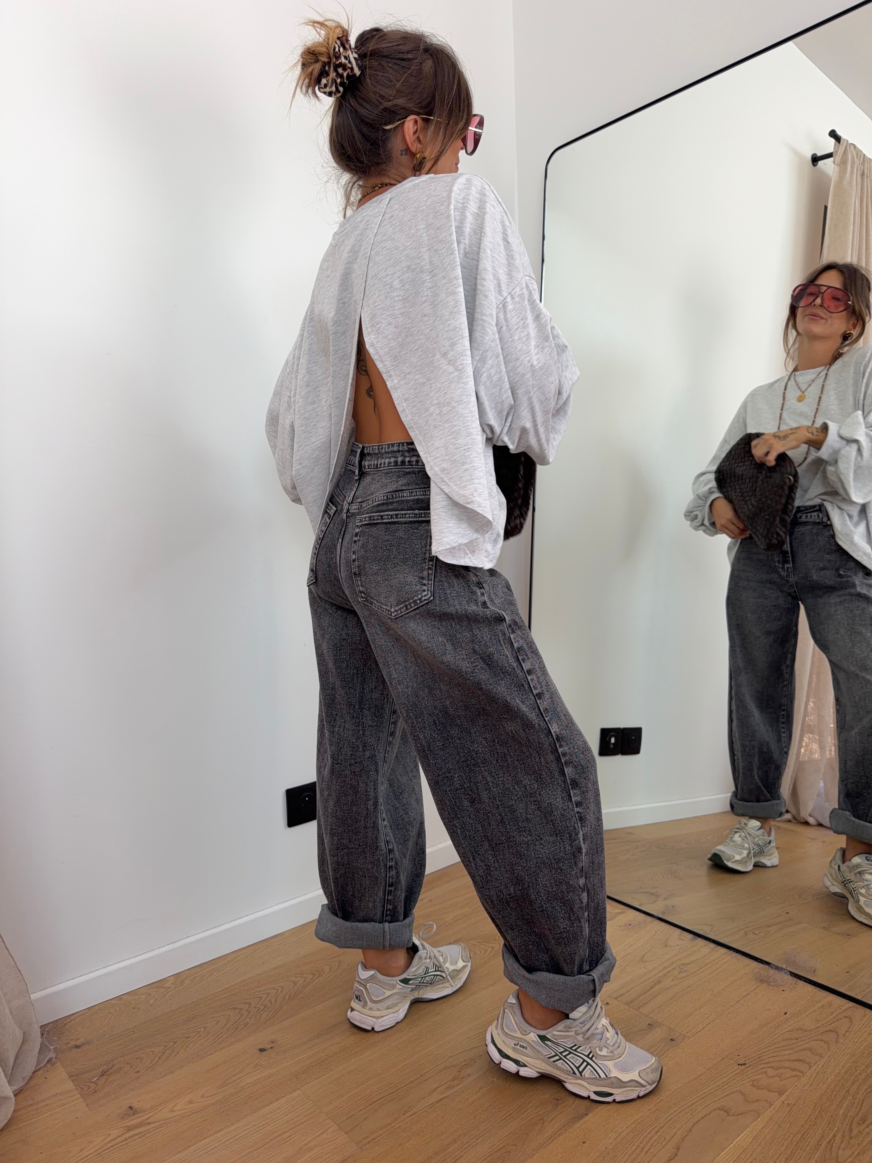 Jeans Maël - gris chiné