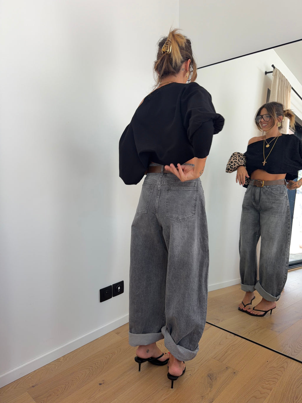 Jeans gris
