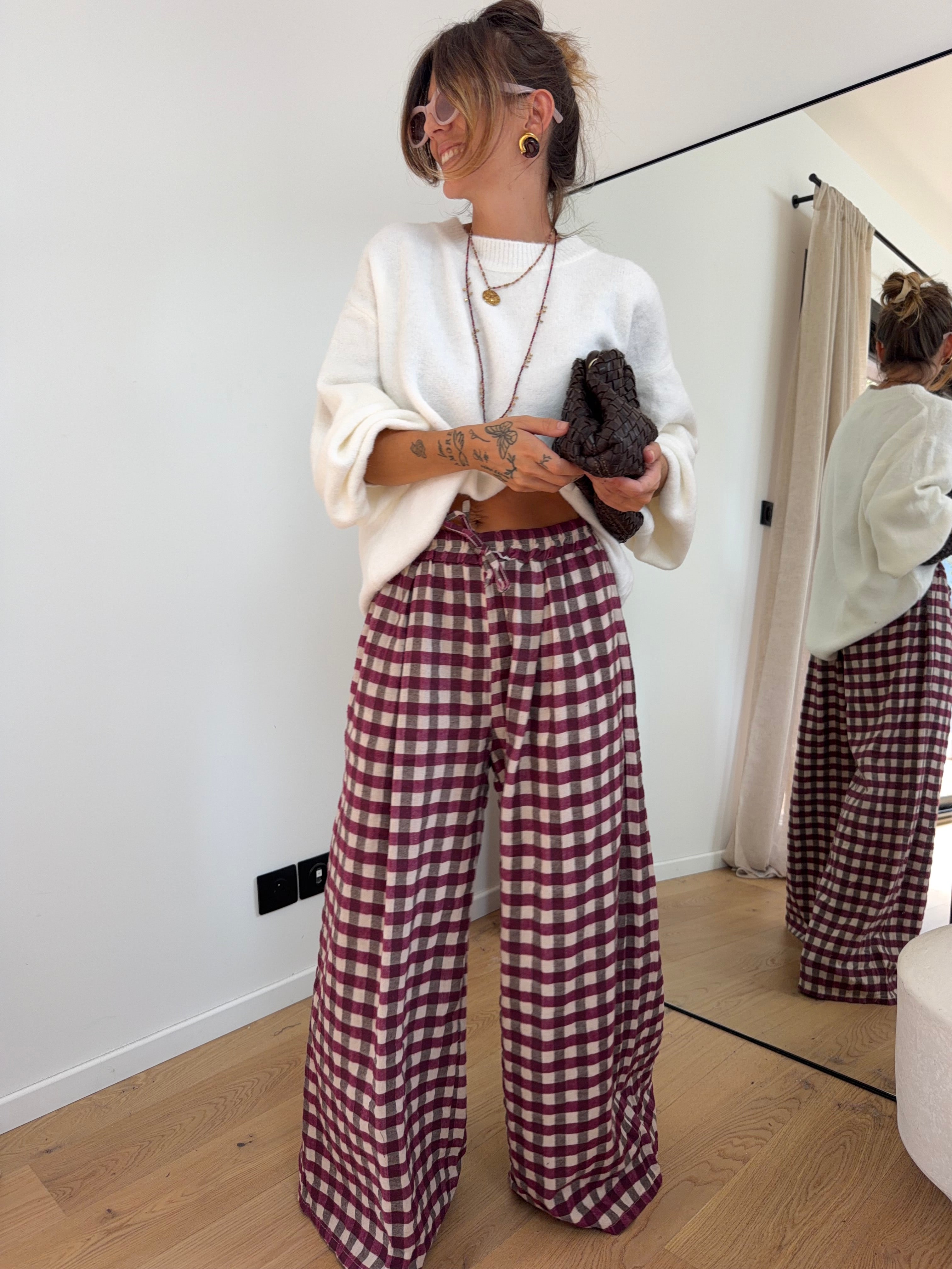 Pantalon Hazel - prune