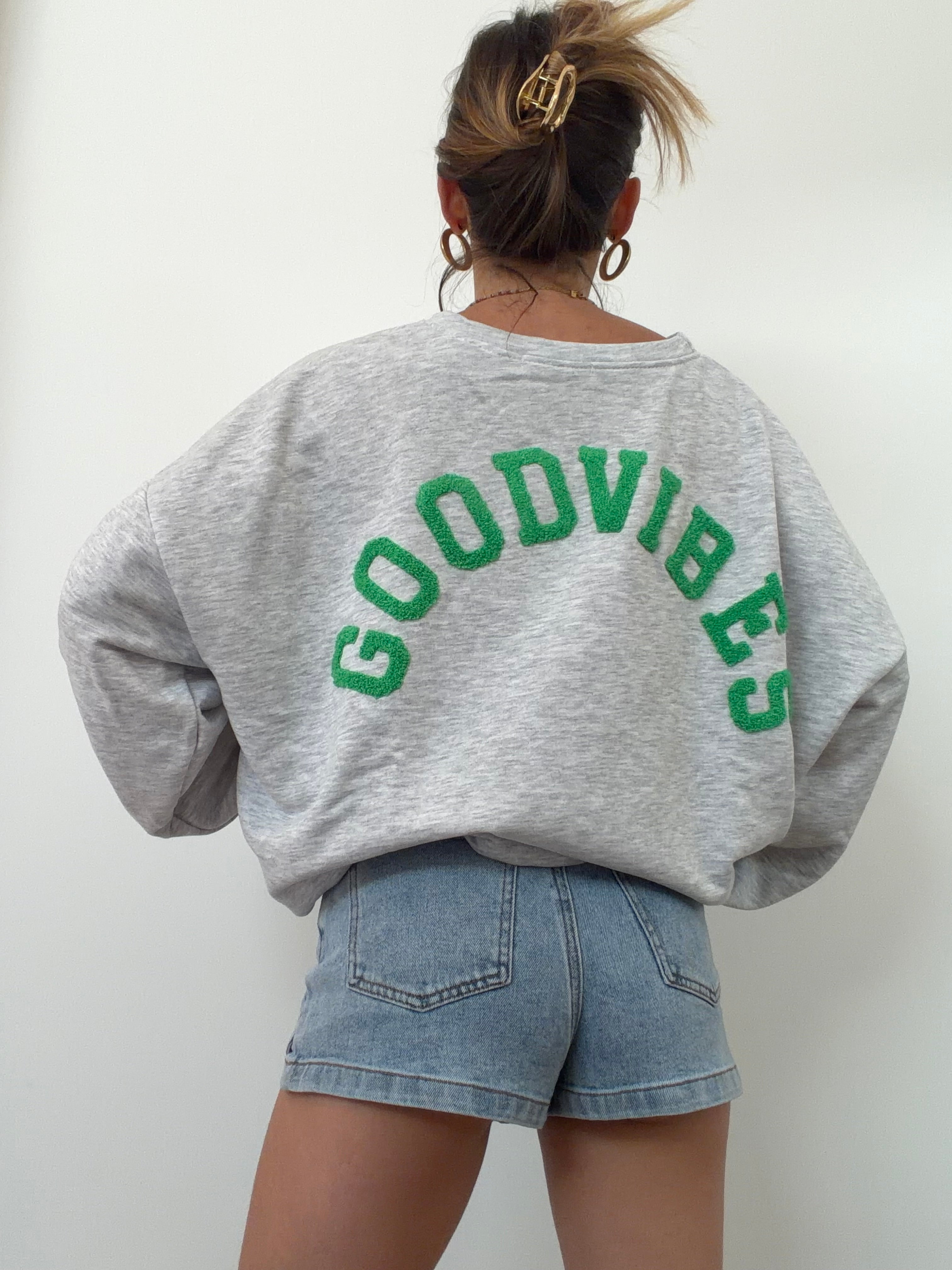 Sweat Good Vibes vert