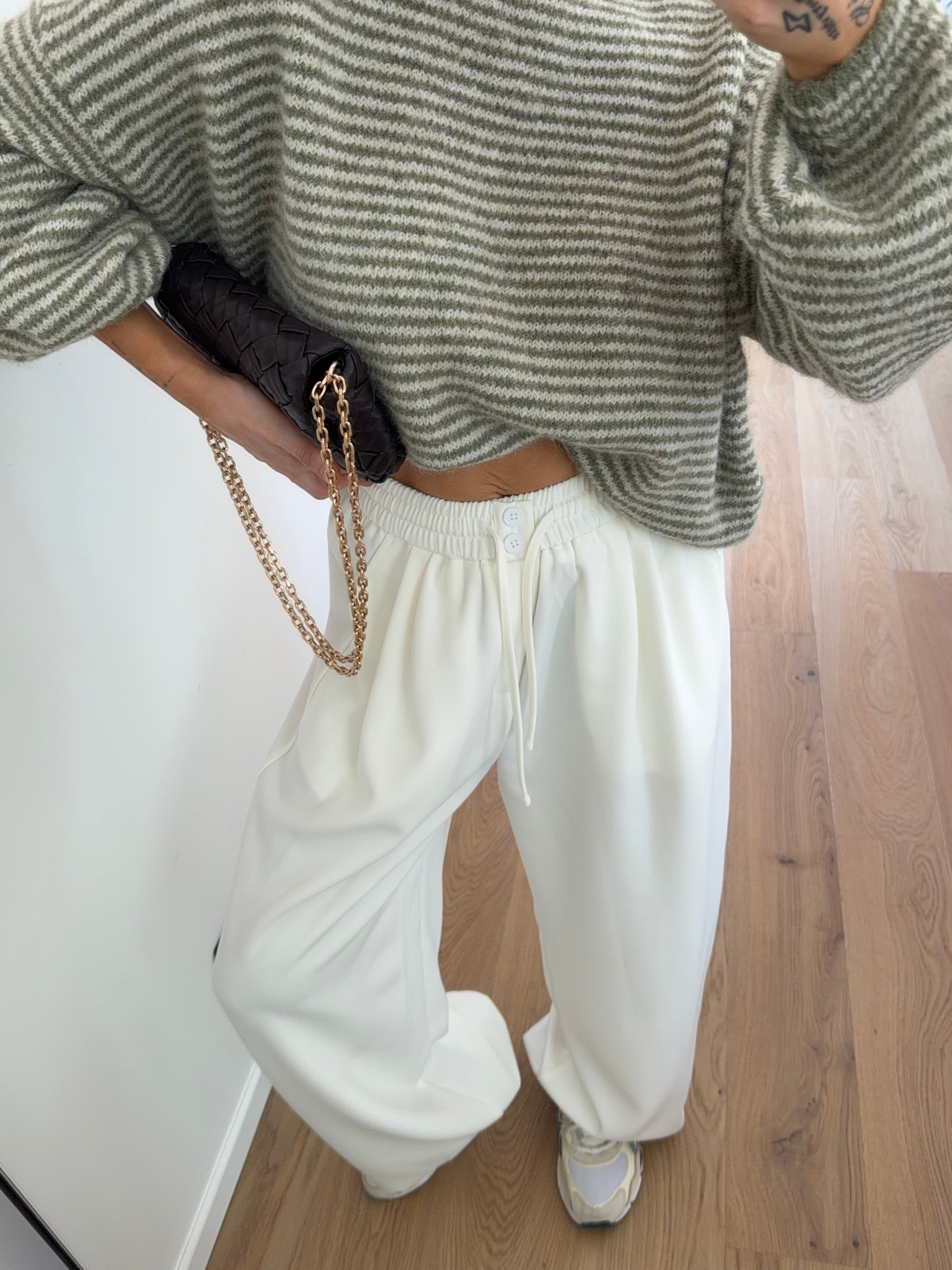 Pantalon souple - écru