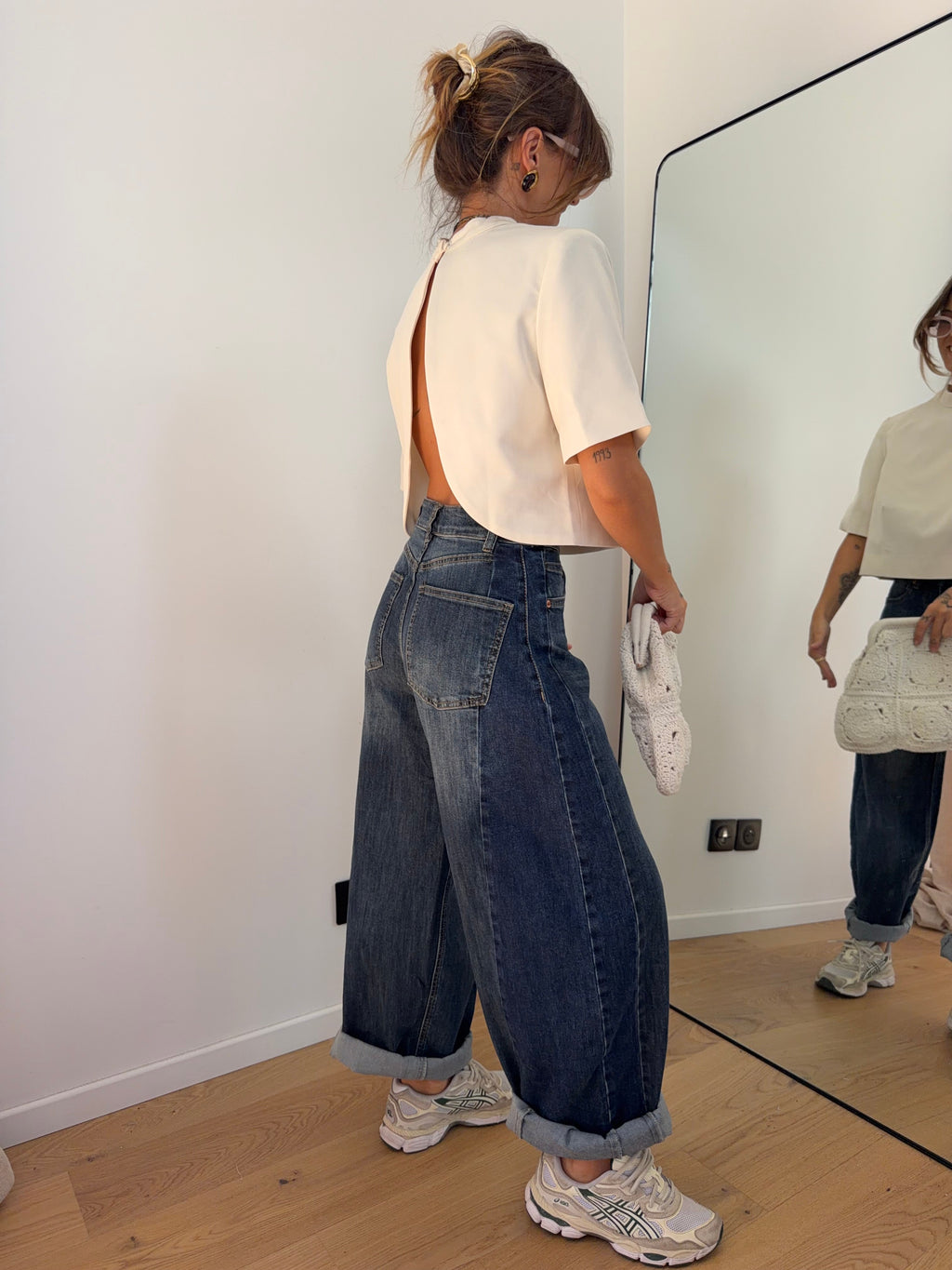 Jeans ballon 2 bleu