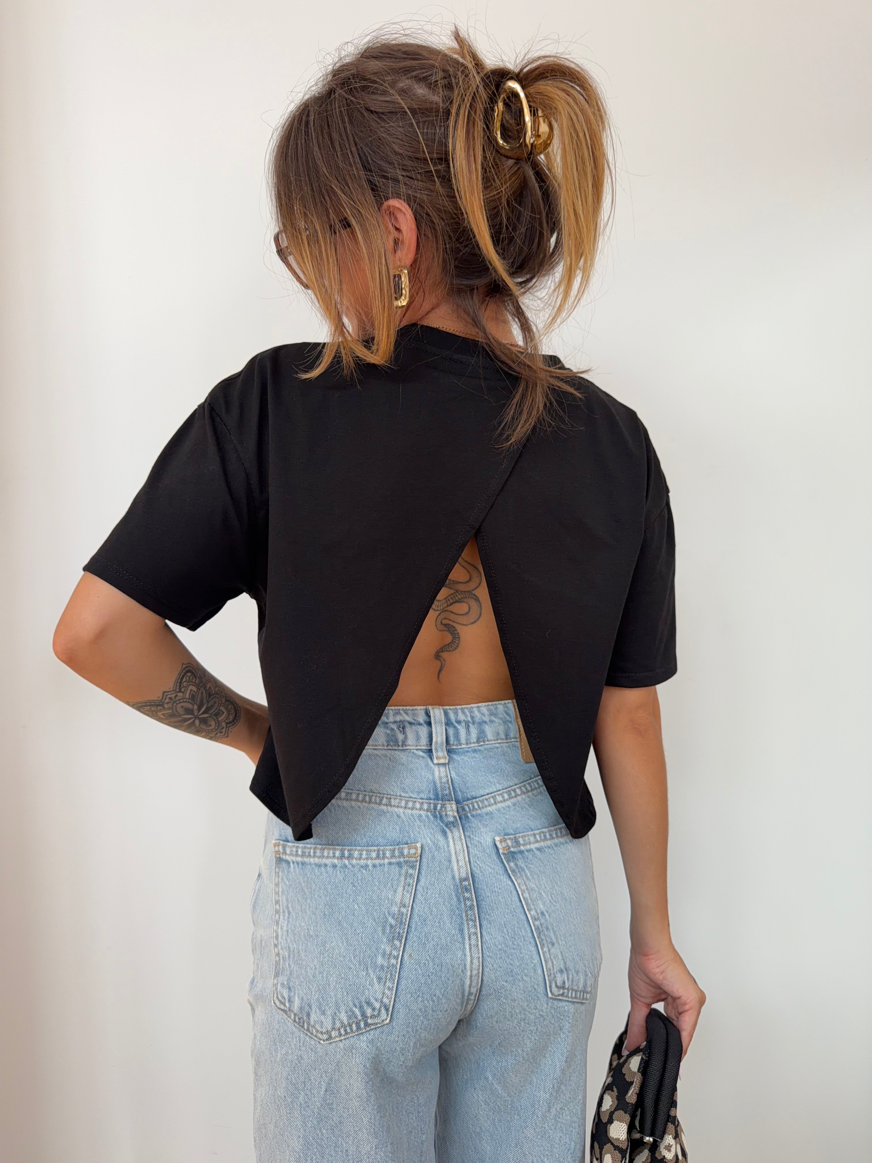 T-shirt Mia Lover's - noir
