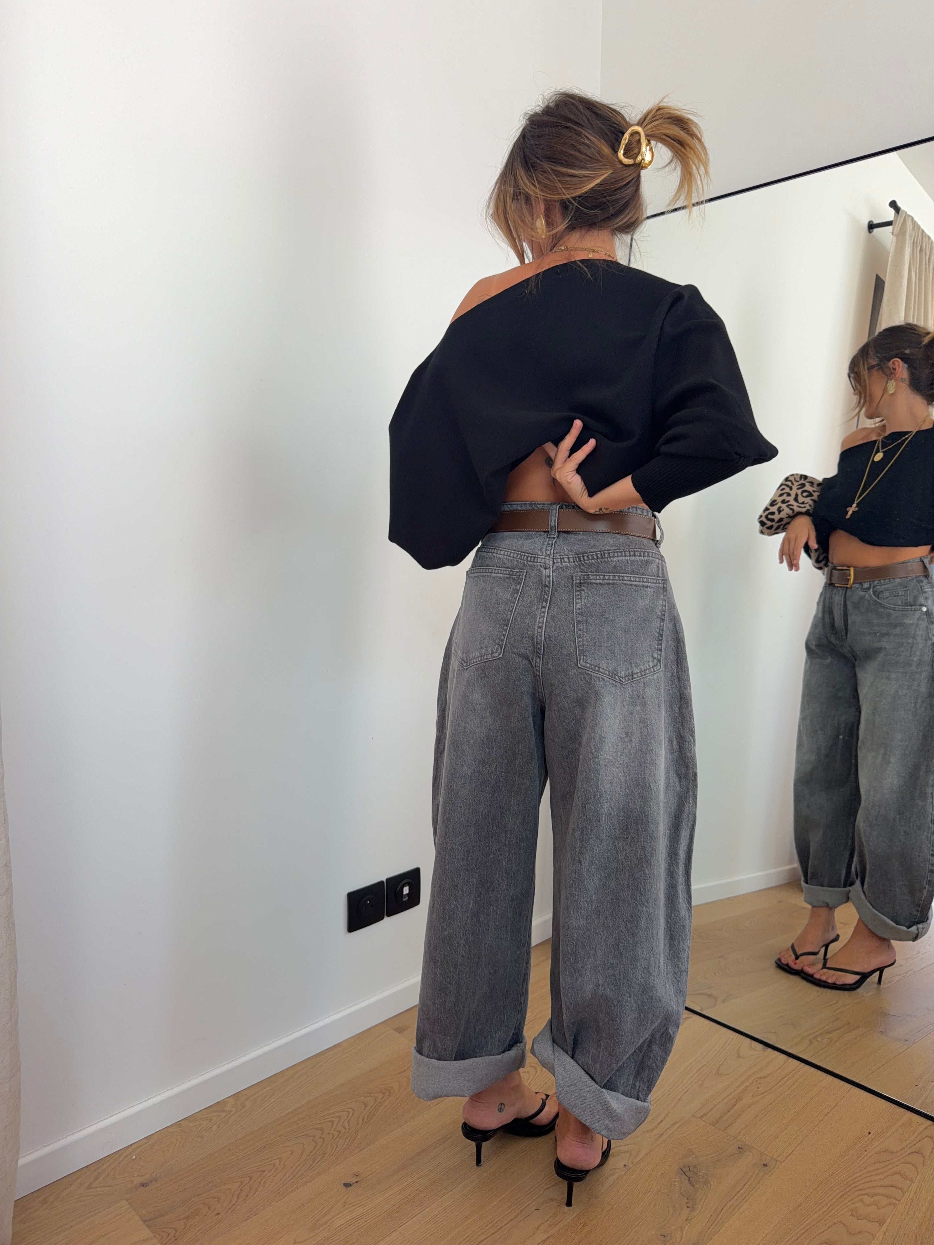 Jeans gris