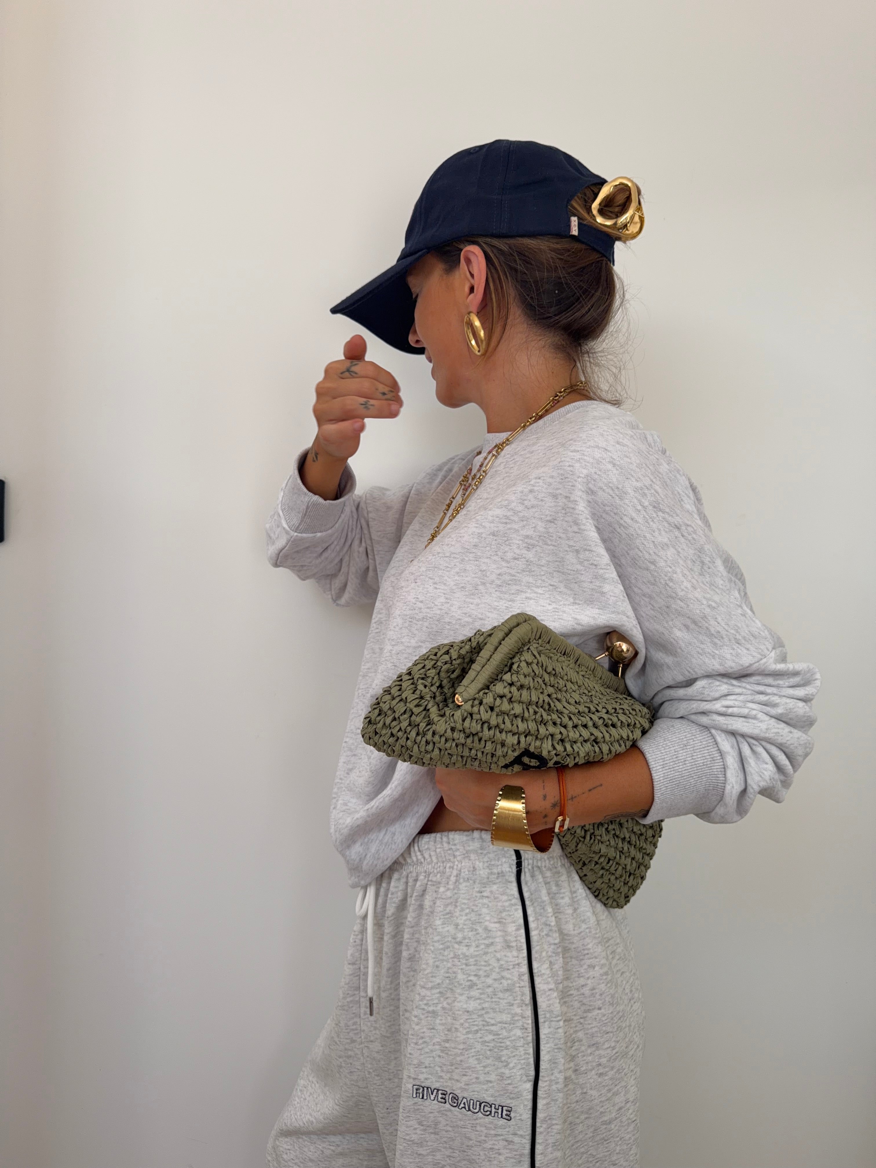 Sweat basique - gris chiné