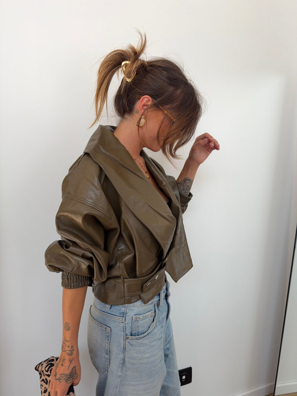 Veste simili kaki
