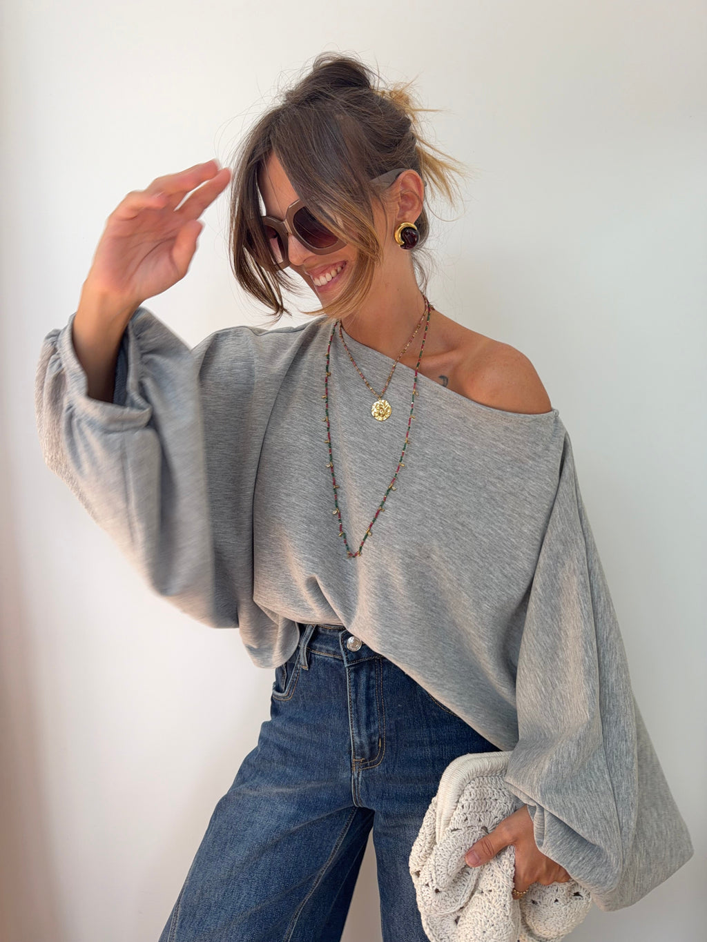 Sweat Ibiza - gris