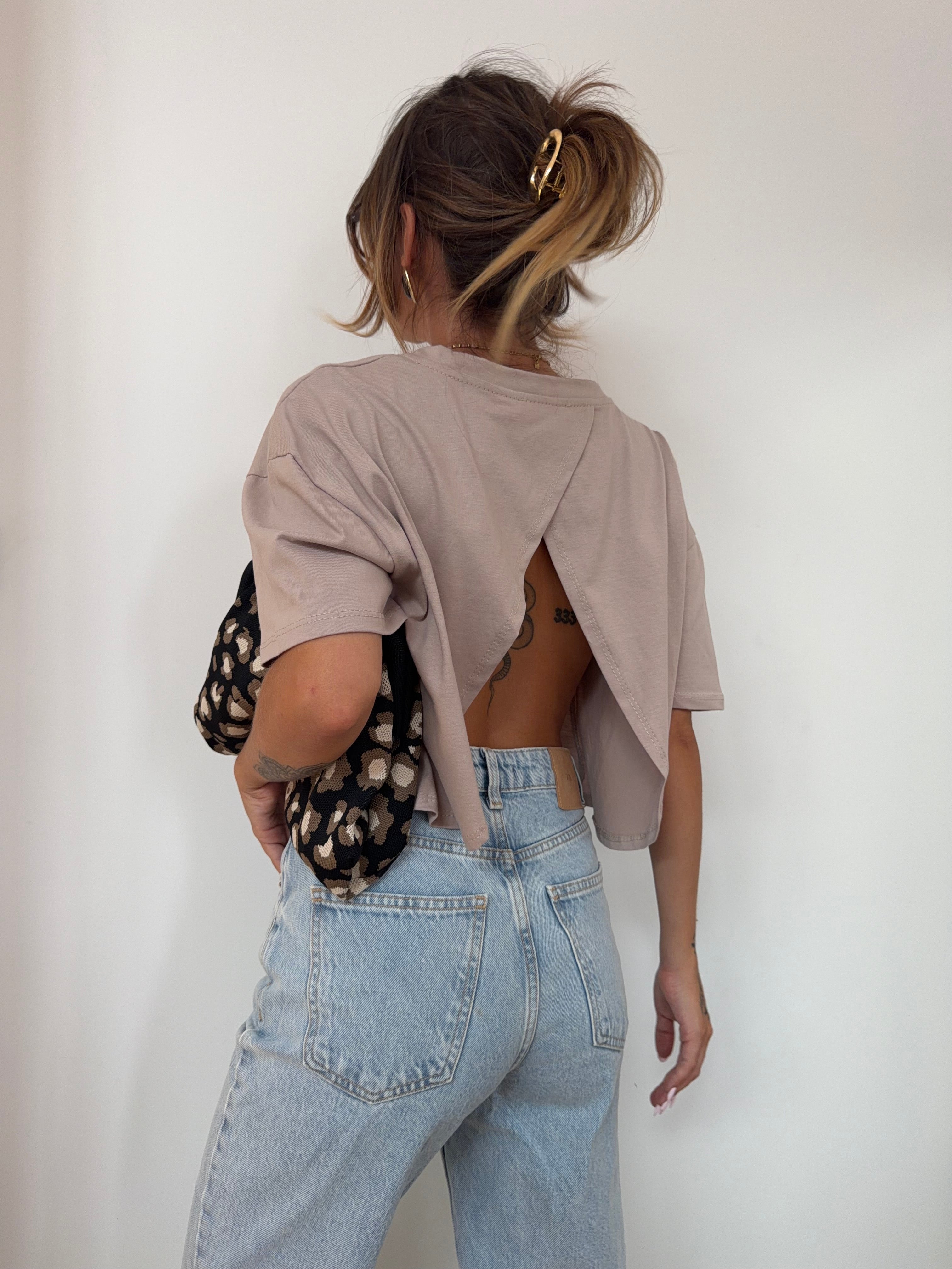 T-shirt Mia Lover's - taupe