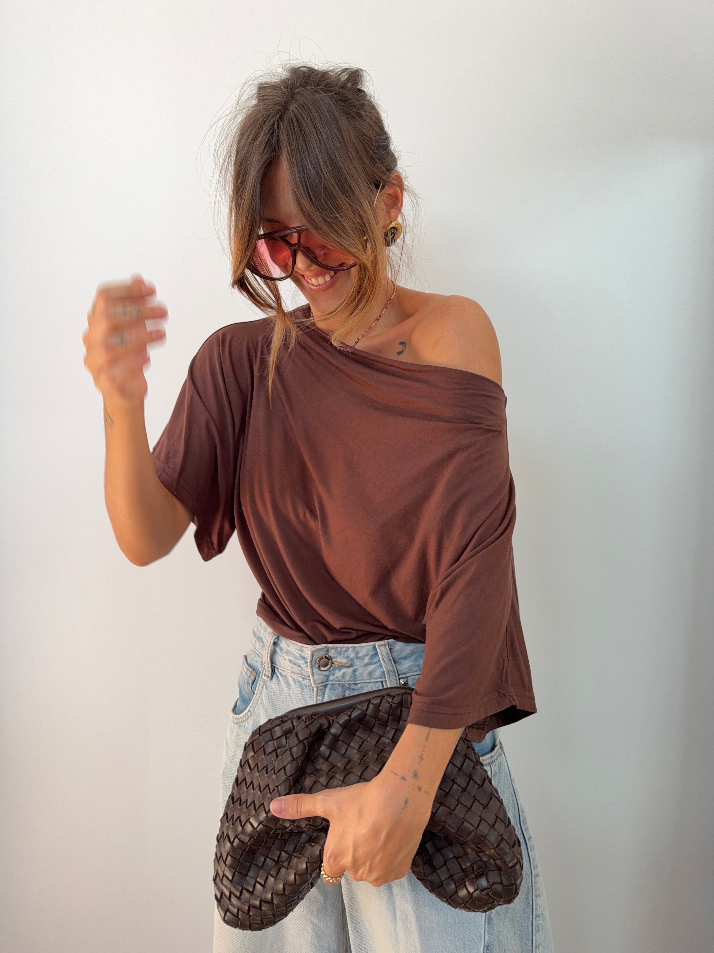 T-shirt Calvi - chocolat