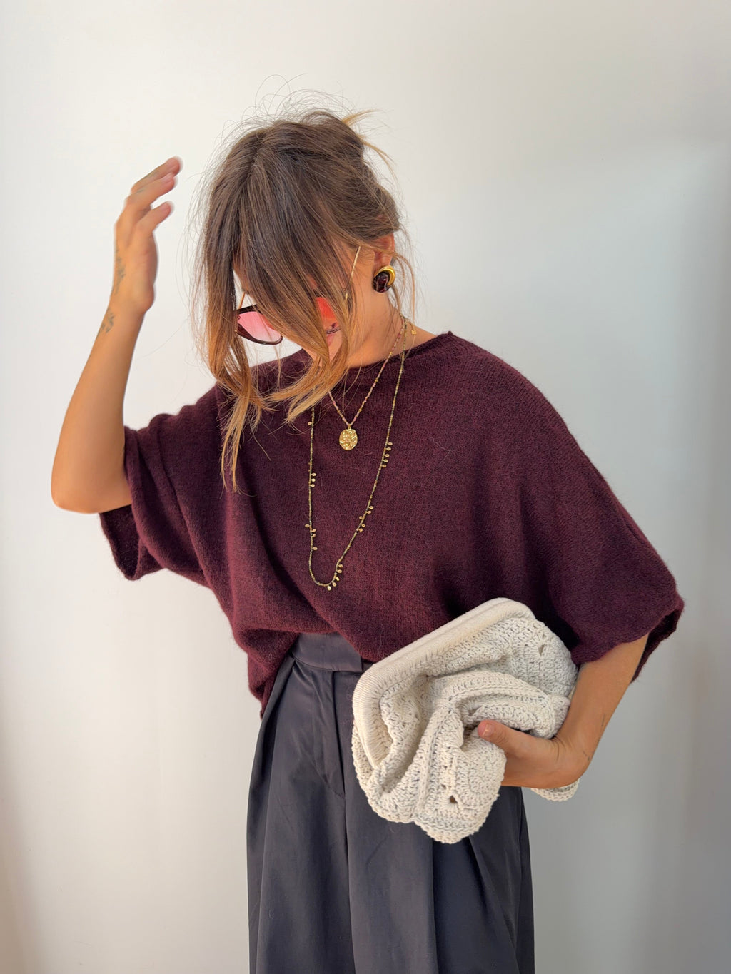 Pull Paris - prune (pré commande)