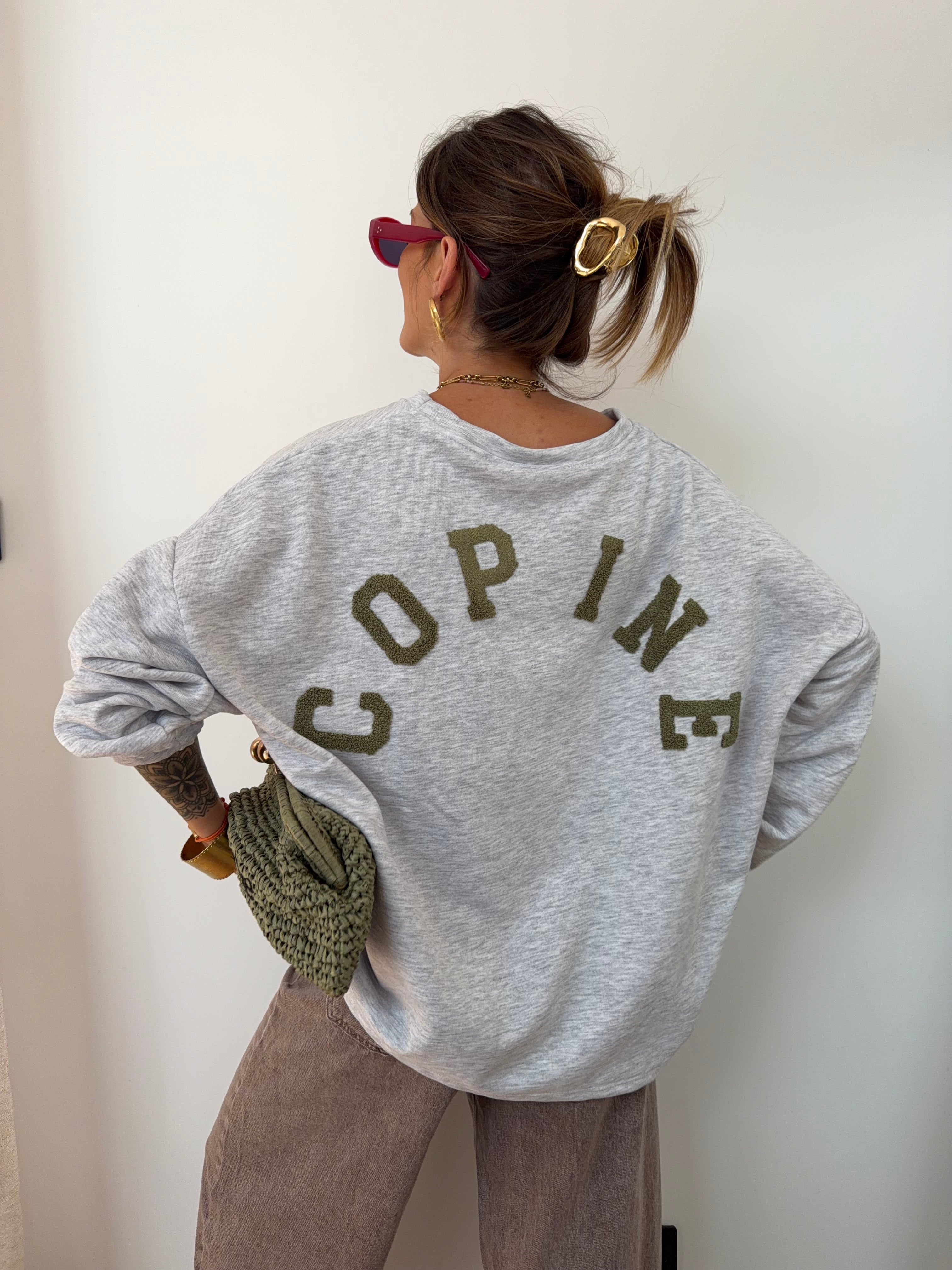 Sweat Copine - kaki