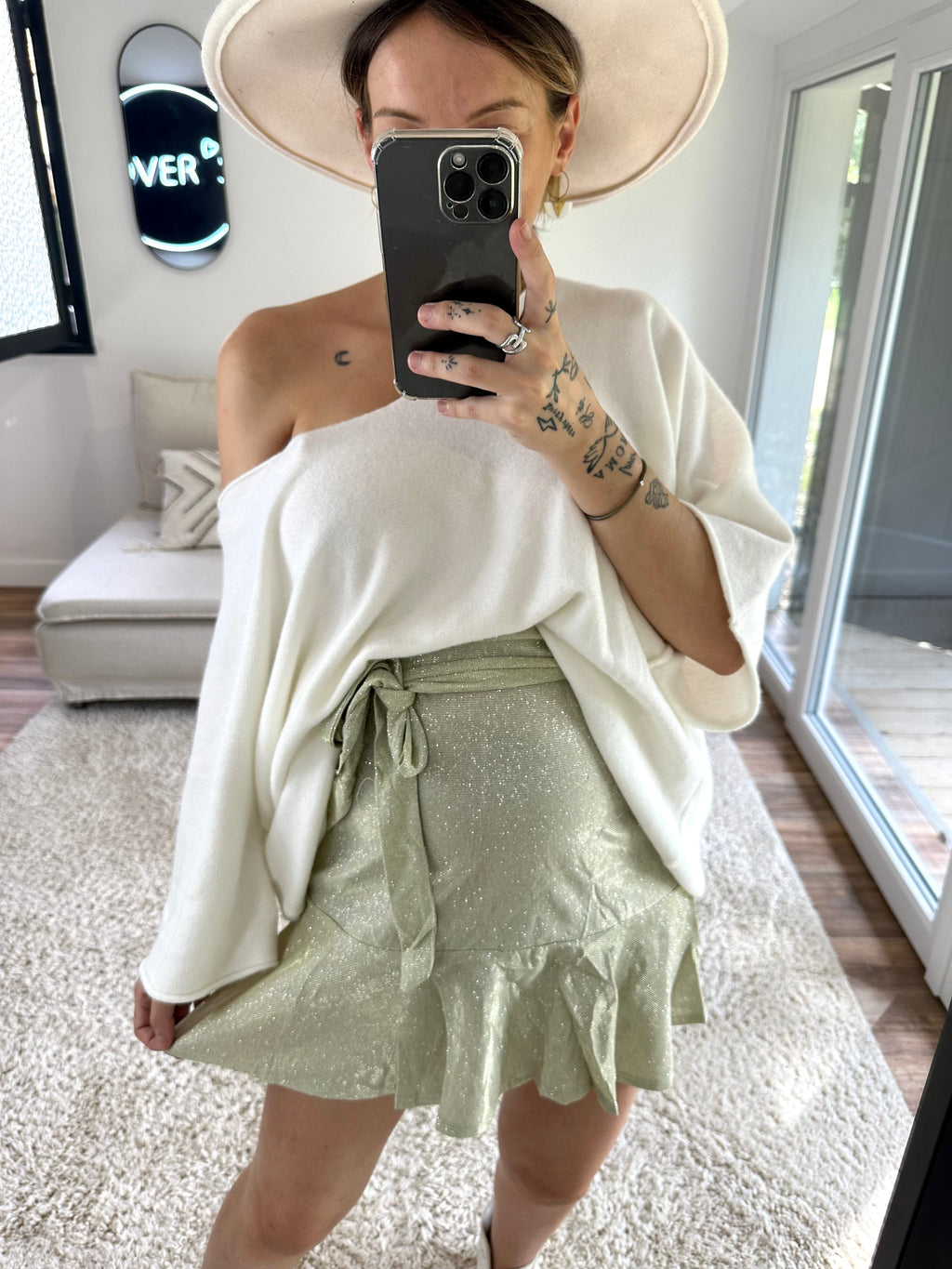 JUPE KATE - GOLD