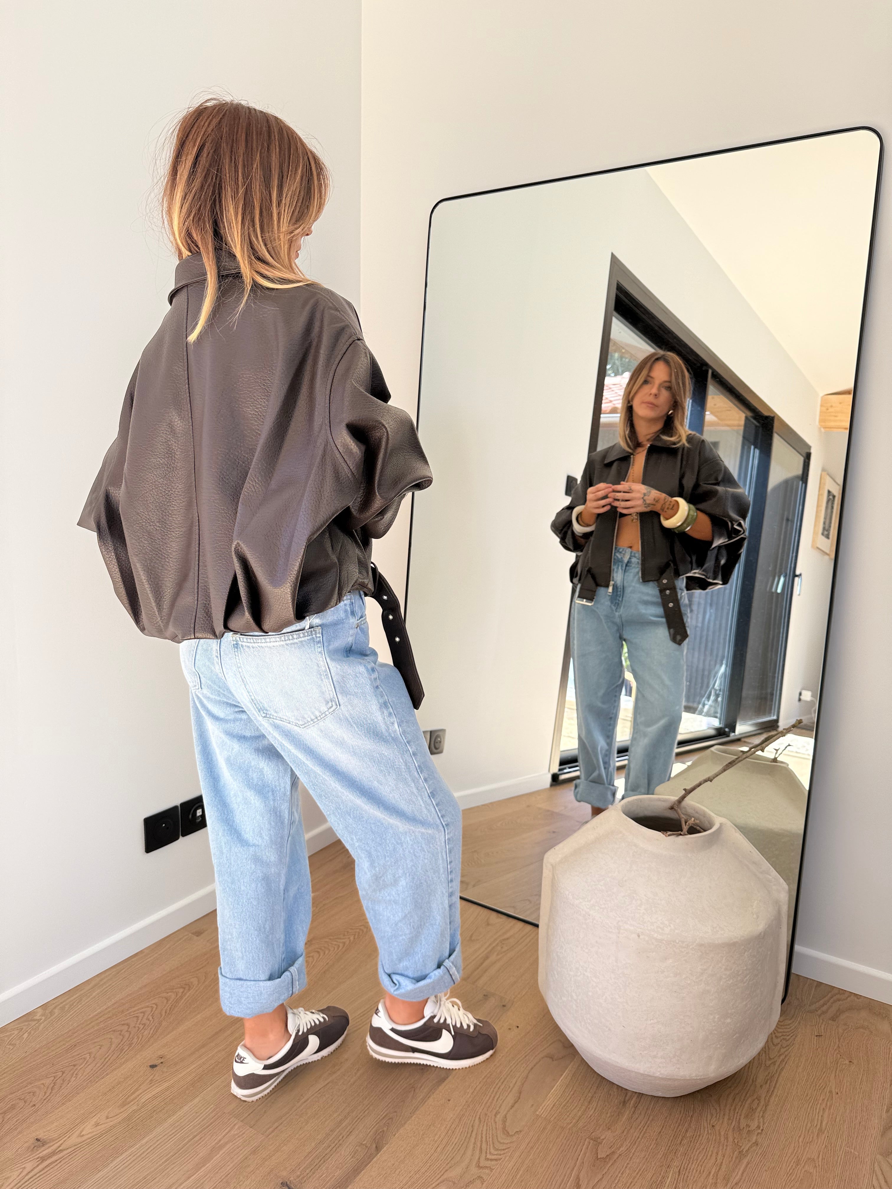 Veste bombers - chocolat