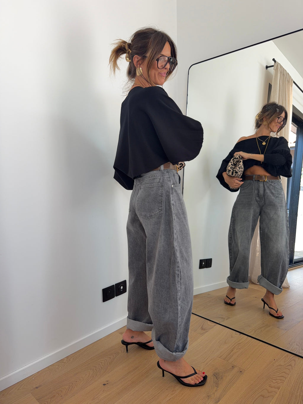 Jeans gris