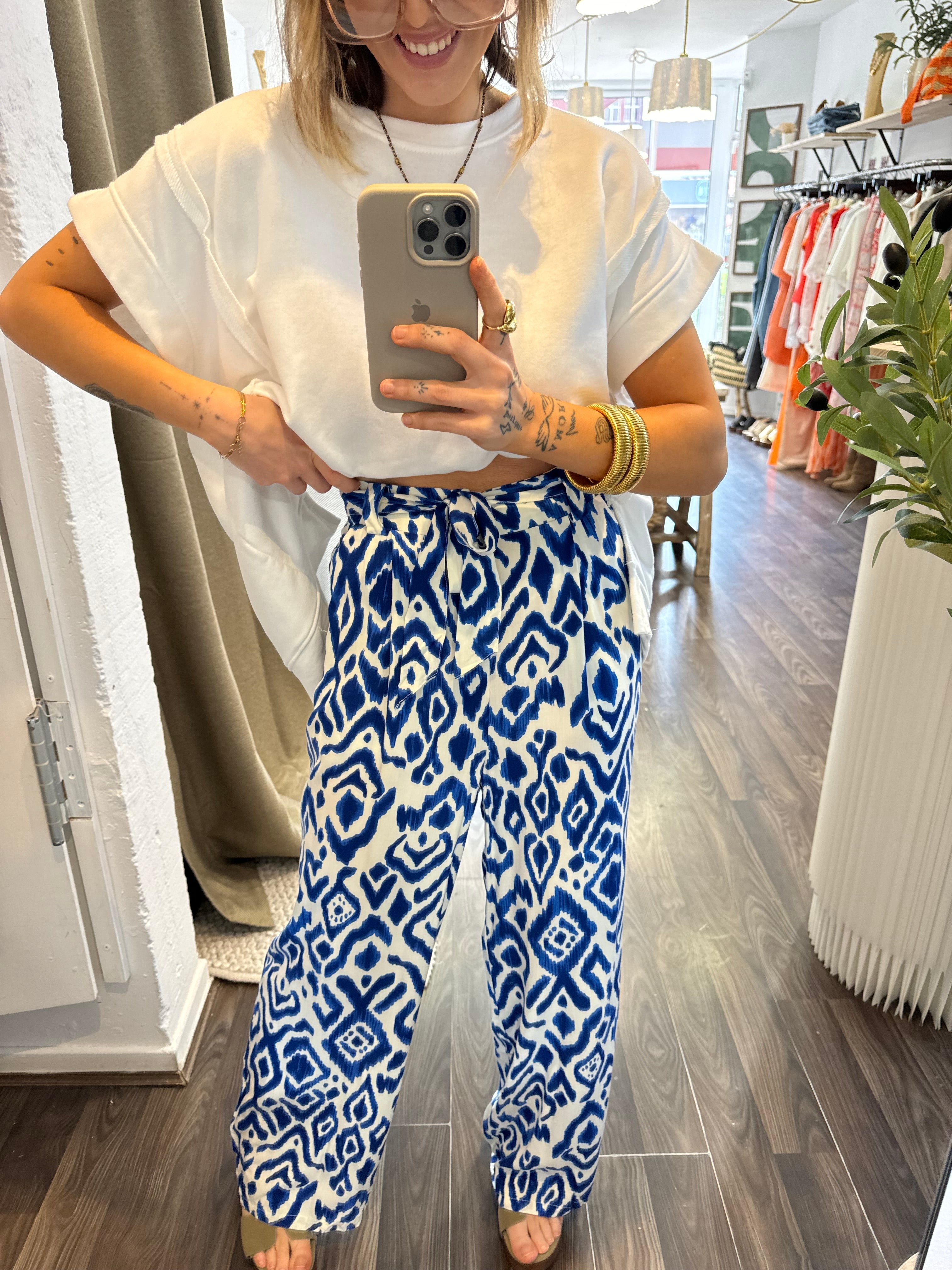 Pantalon fluide - blue