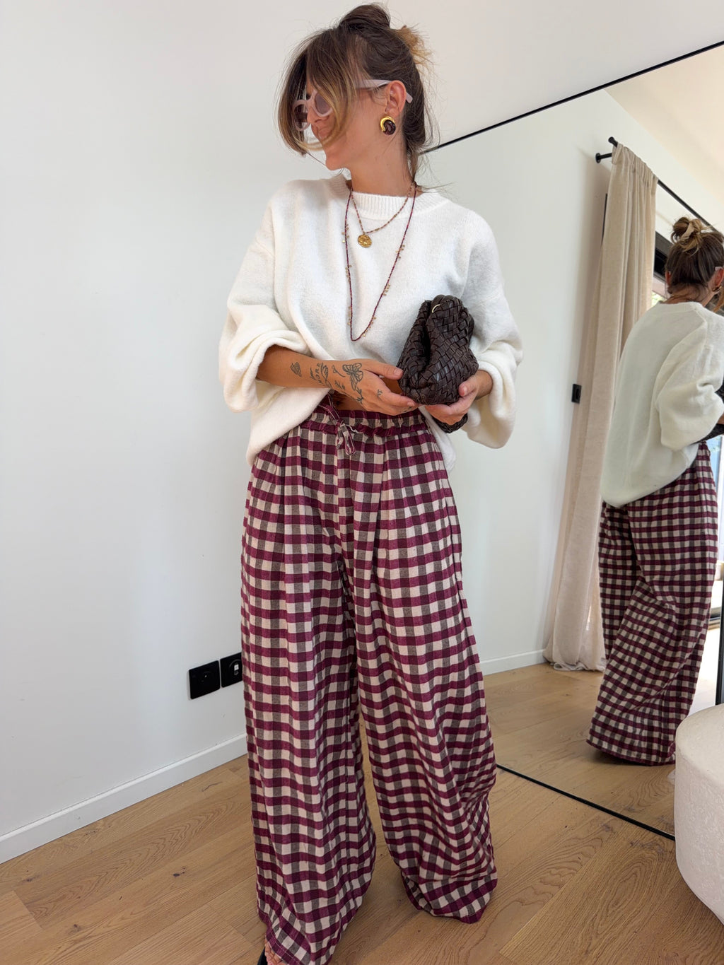 Pantalon Hazel - prune
