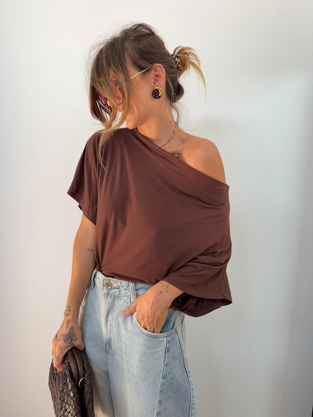 T-shirt Calvi - chocolat