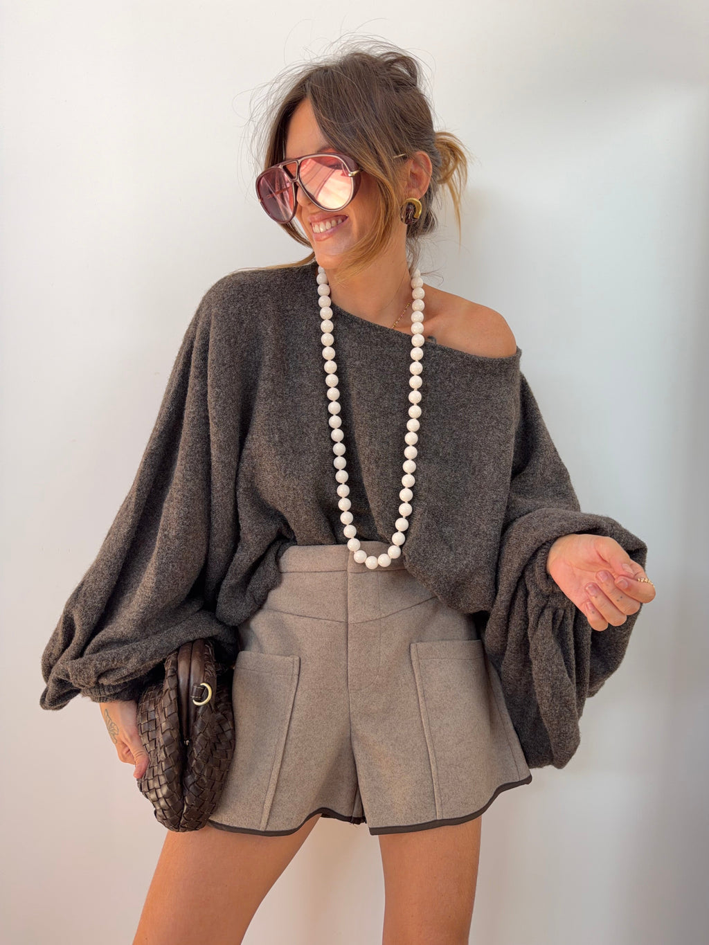Pull Seville - choco chiné