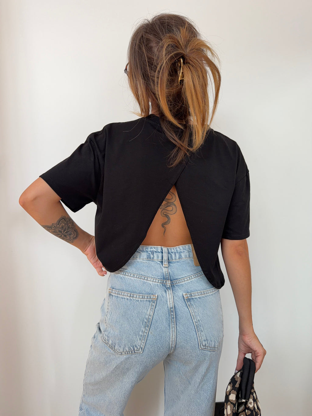 T-shirt Mia Lover's - noir
