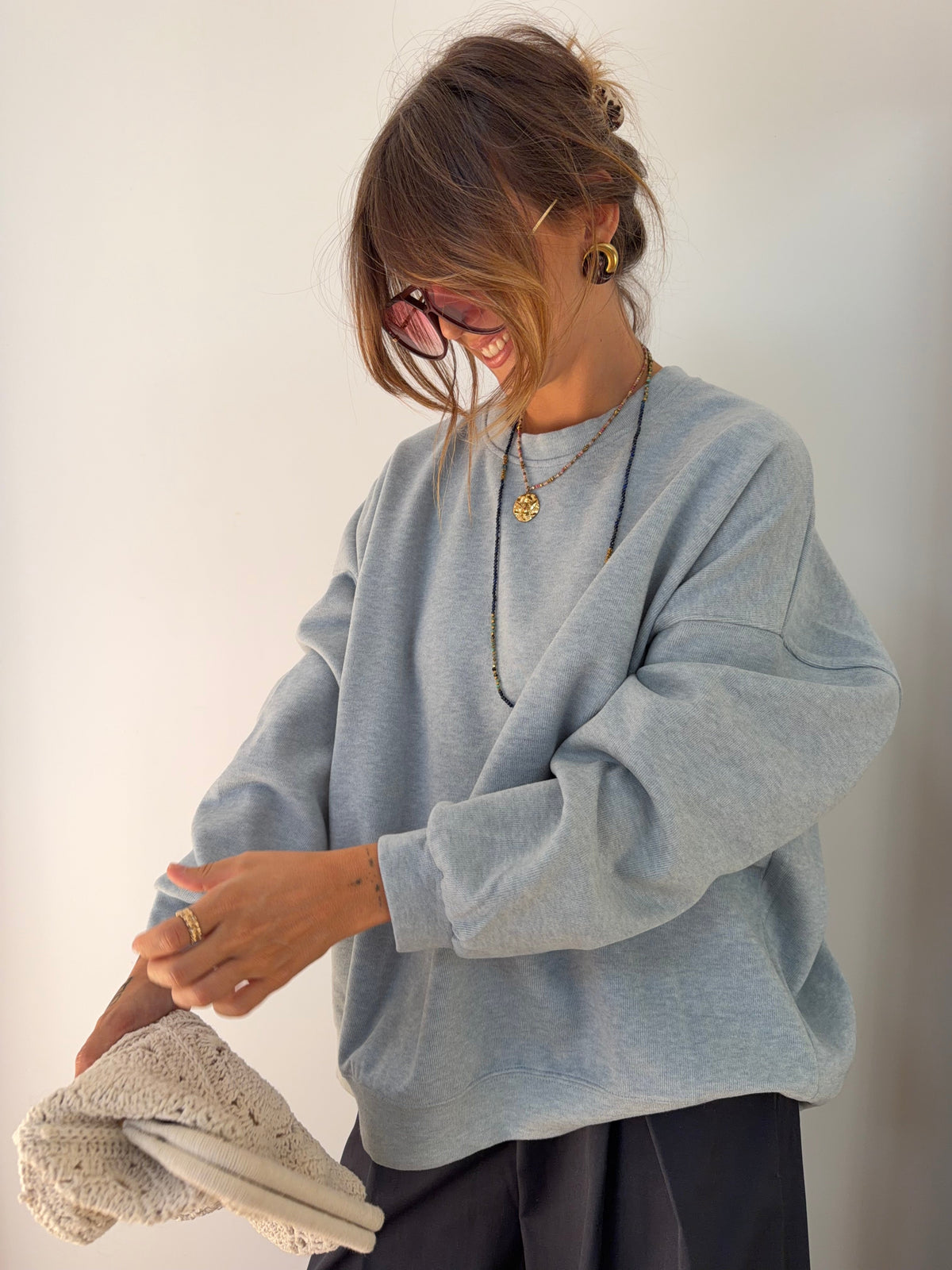 Sweat Marlon - bleu ciel