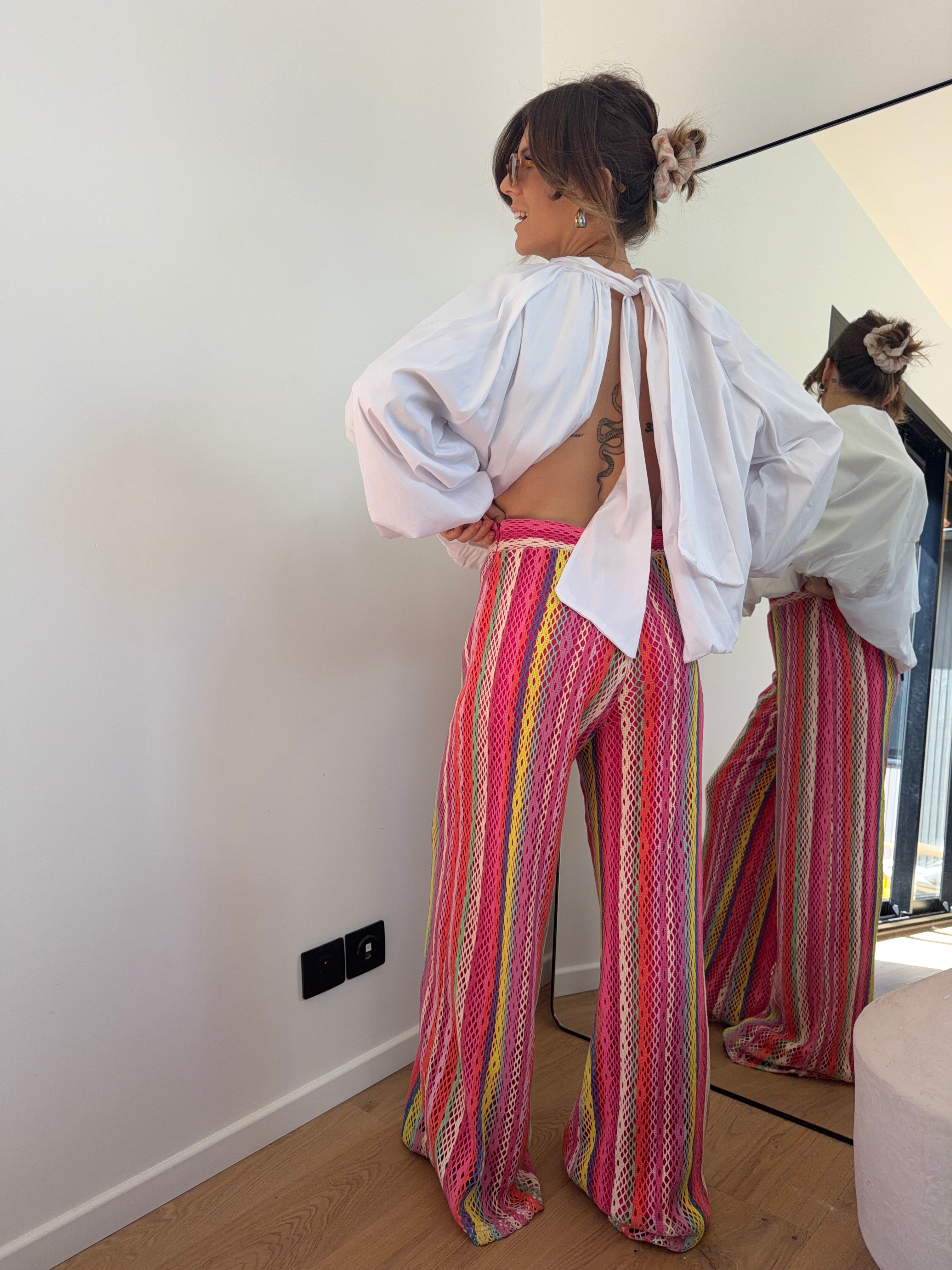 Pantalon crochet - color 🇫🇷