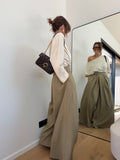 Pantalon à scratch - olive
