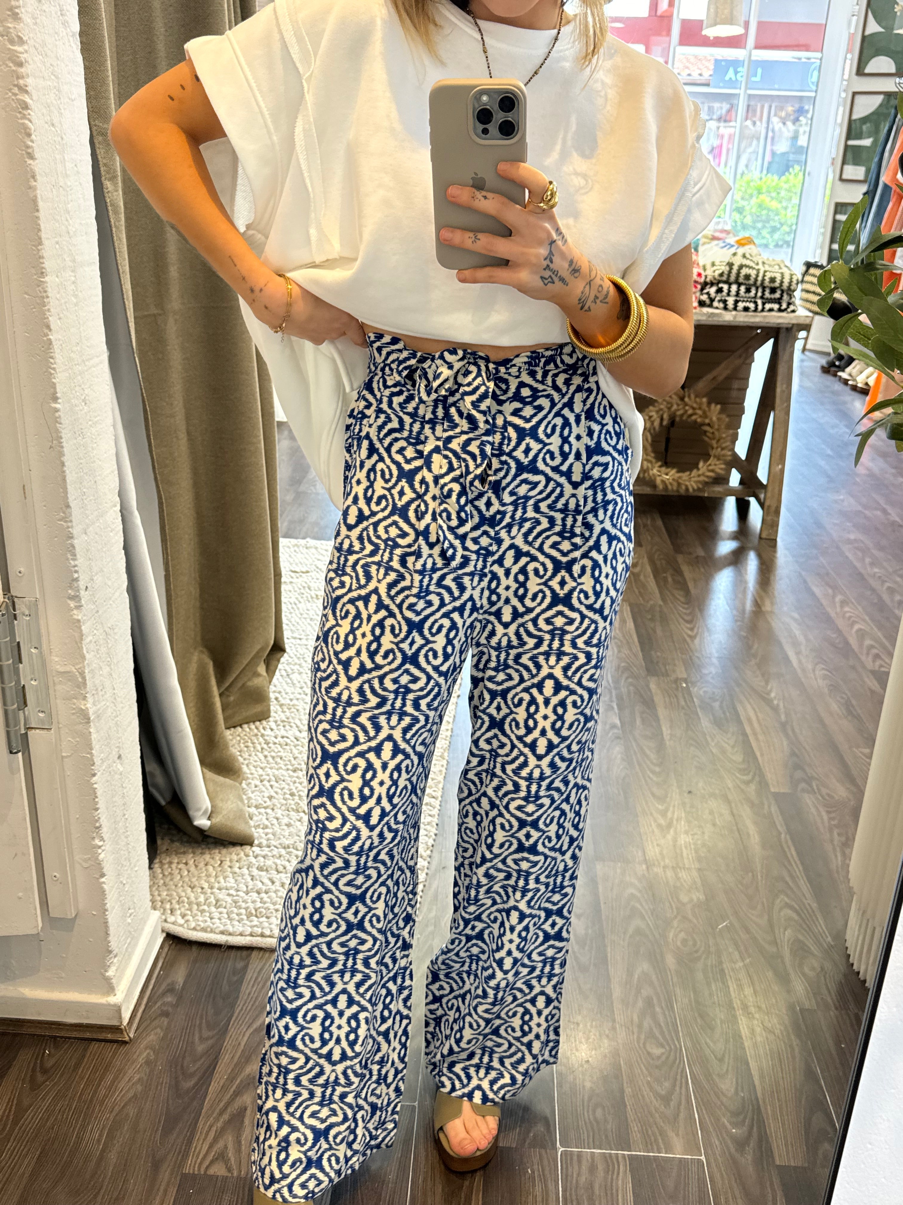 Pantalon fluide - terra