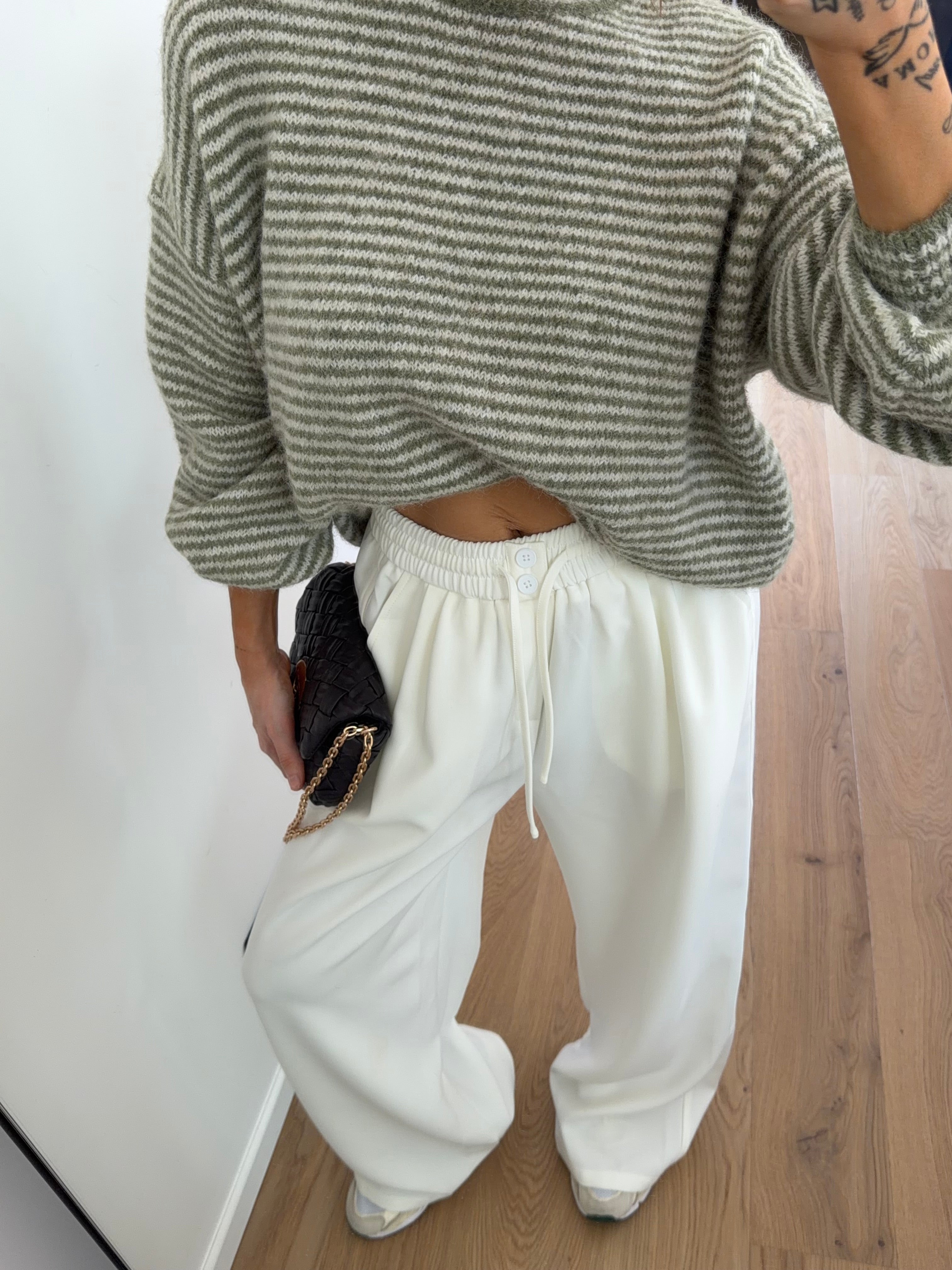 Pantalon souple - écru