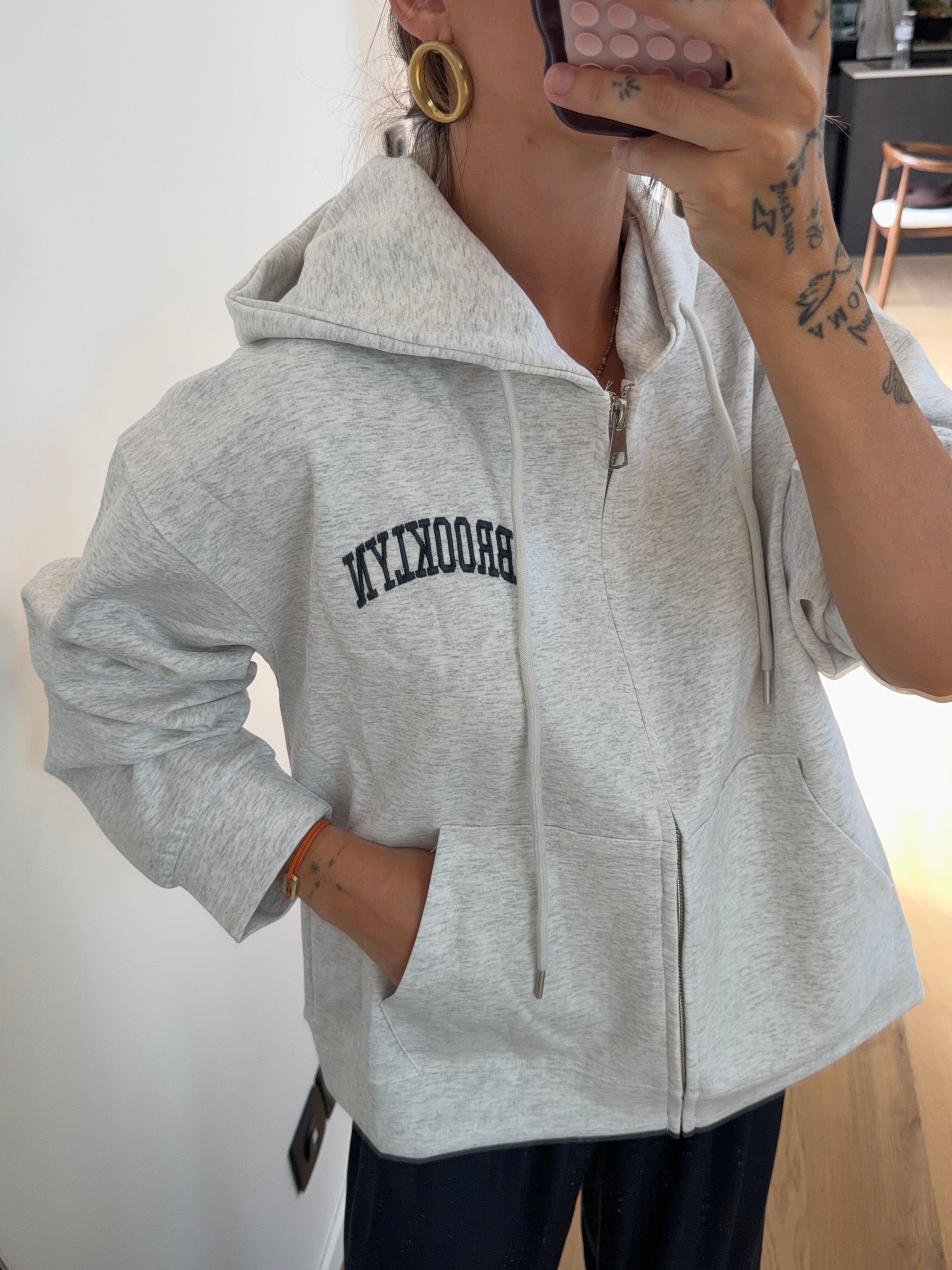 Veste Brooklyn - gris chiné