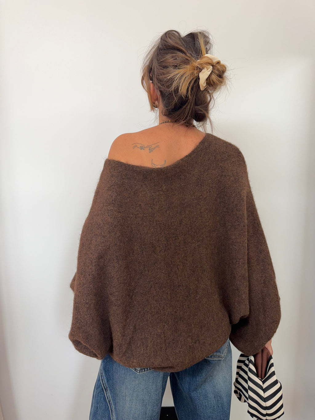 Pull oversize - chocolat