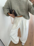 Pantalon souple - écru