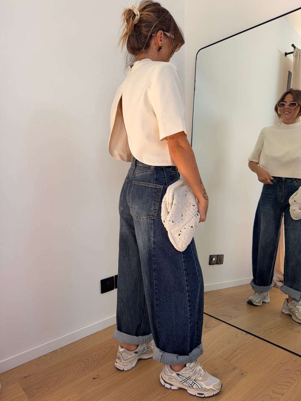 Jeans ballon 2 bleu