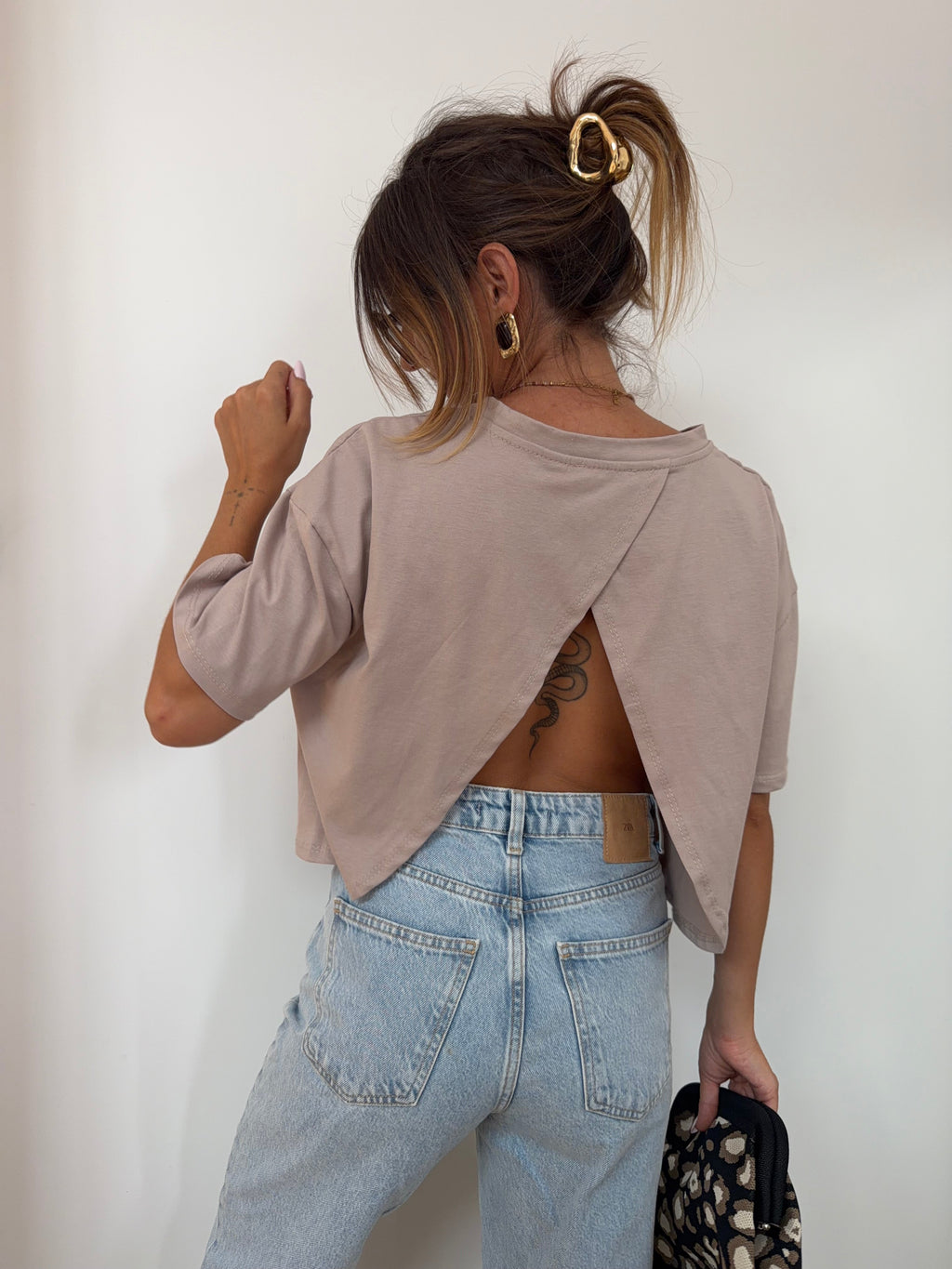 T-shirt Mia Lover's - taupe